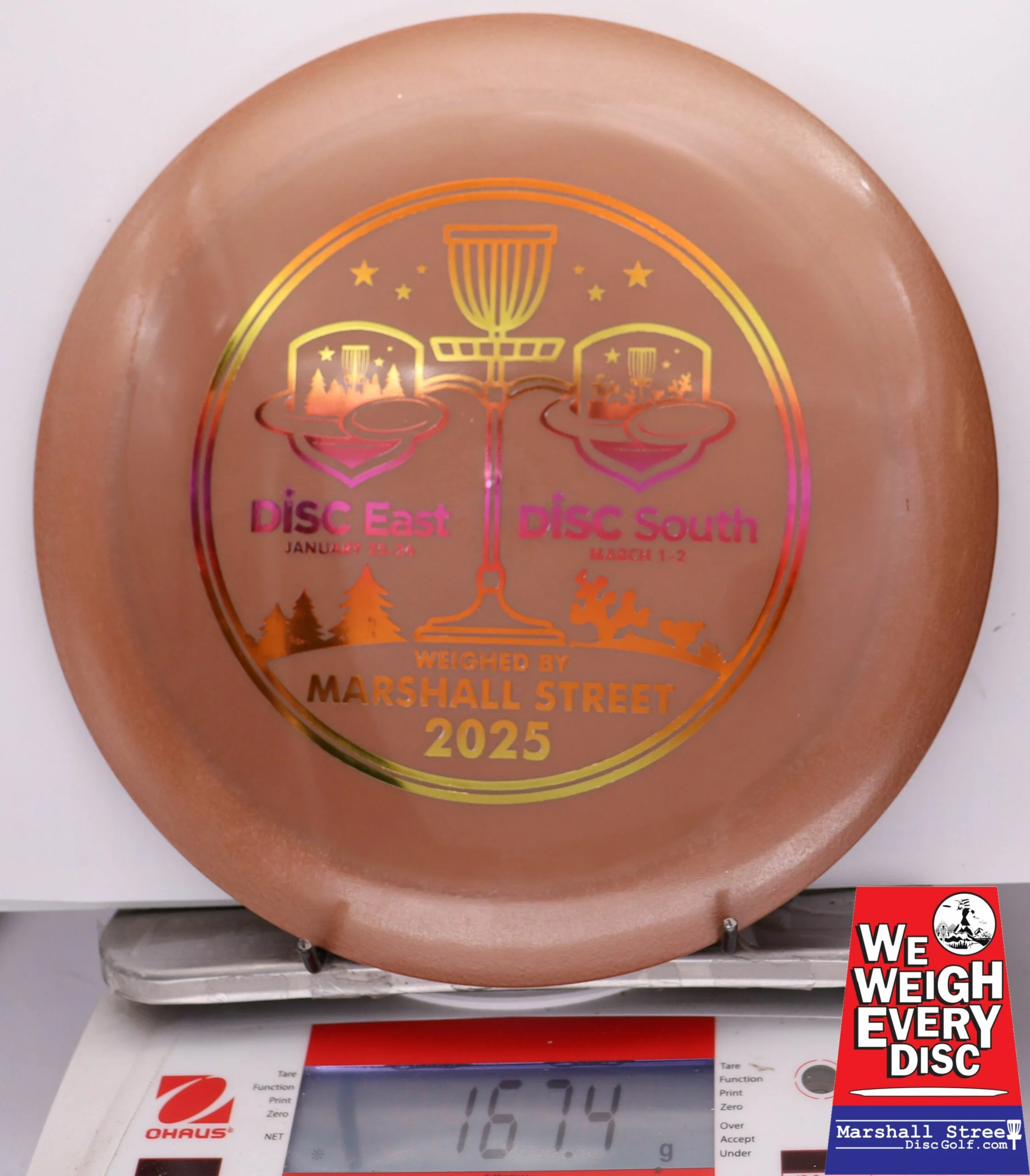 246733 GStar Racer Disc Golf Expo 2025 - #24 Copper, 167