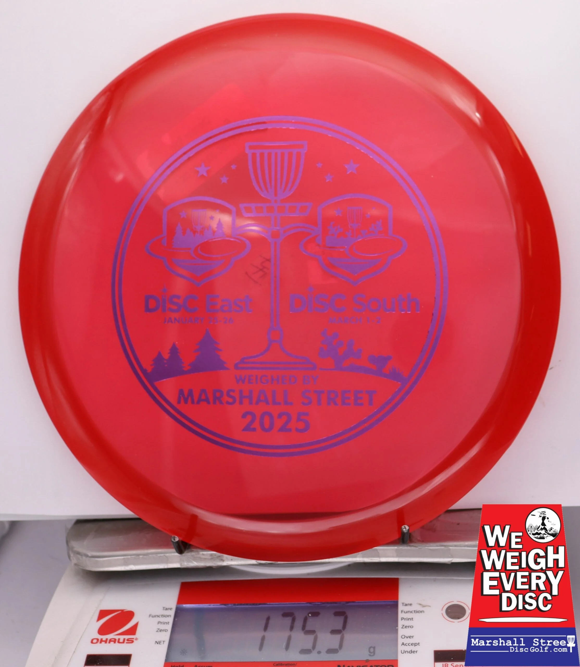 247086 Champion Rollo, Disc Golf Expos 2025 - #05 Red, 175