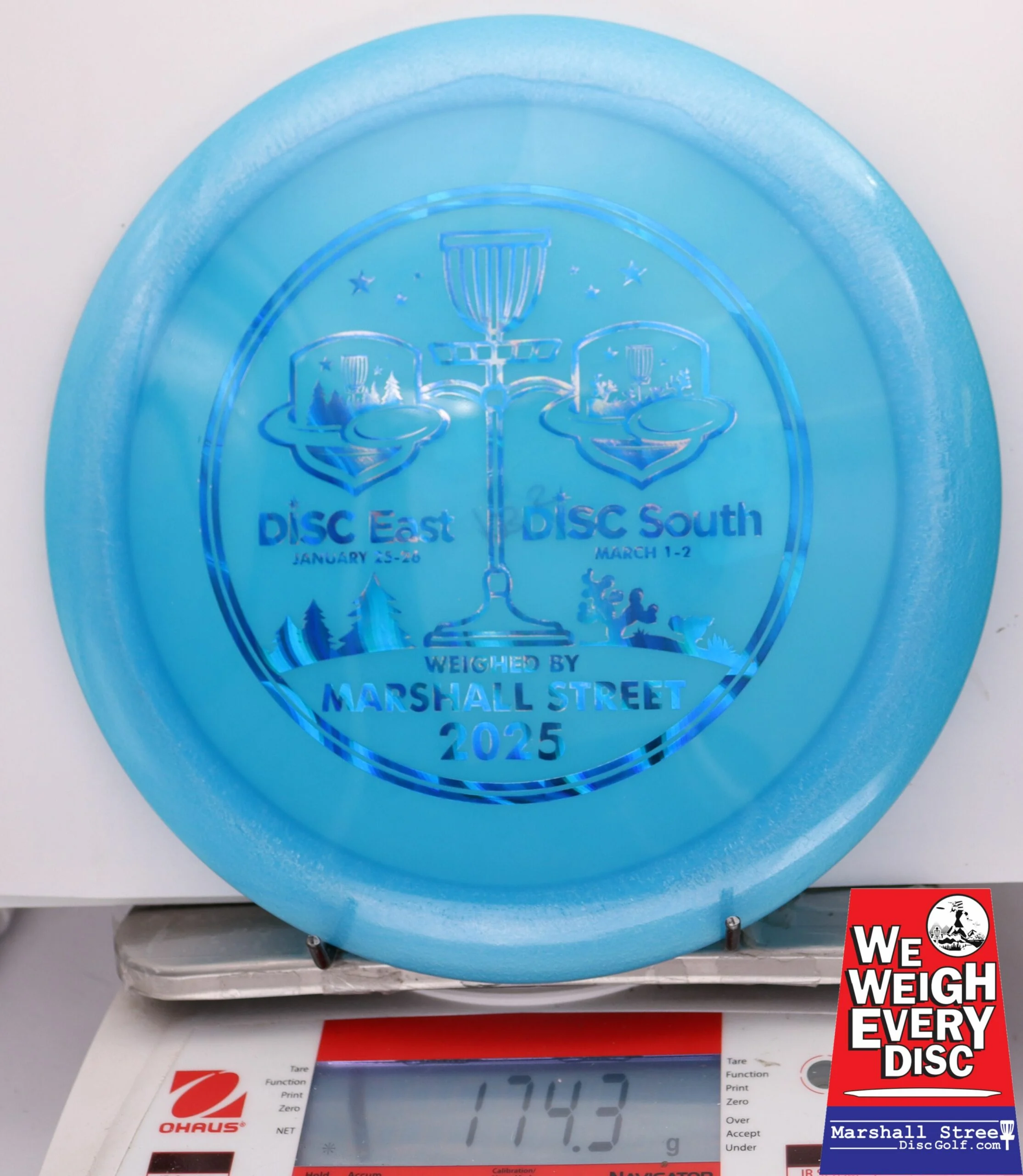 247104 Champion Wraith, Disc Golf Expos 2025 - #05 Blue, 174