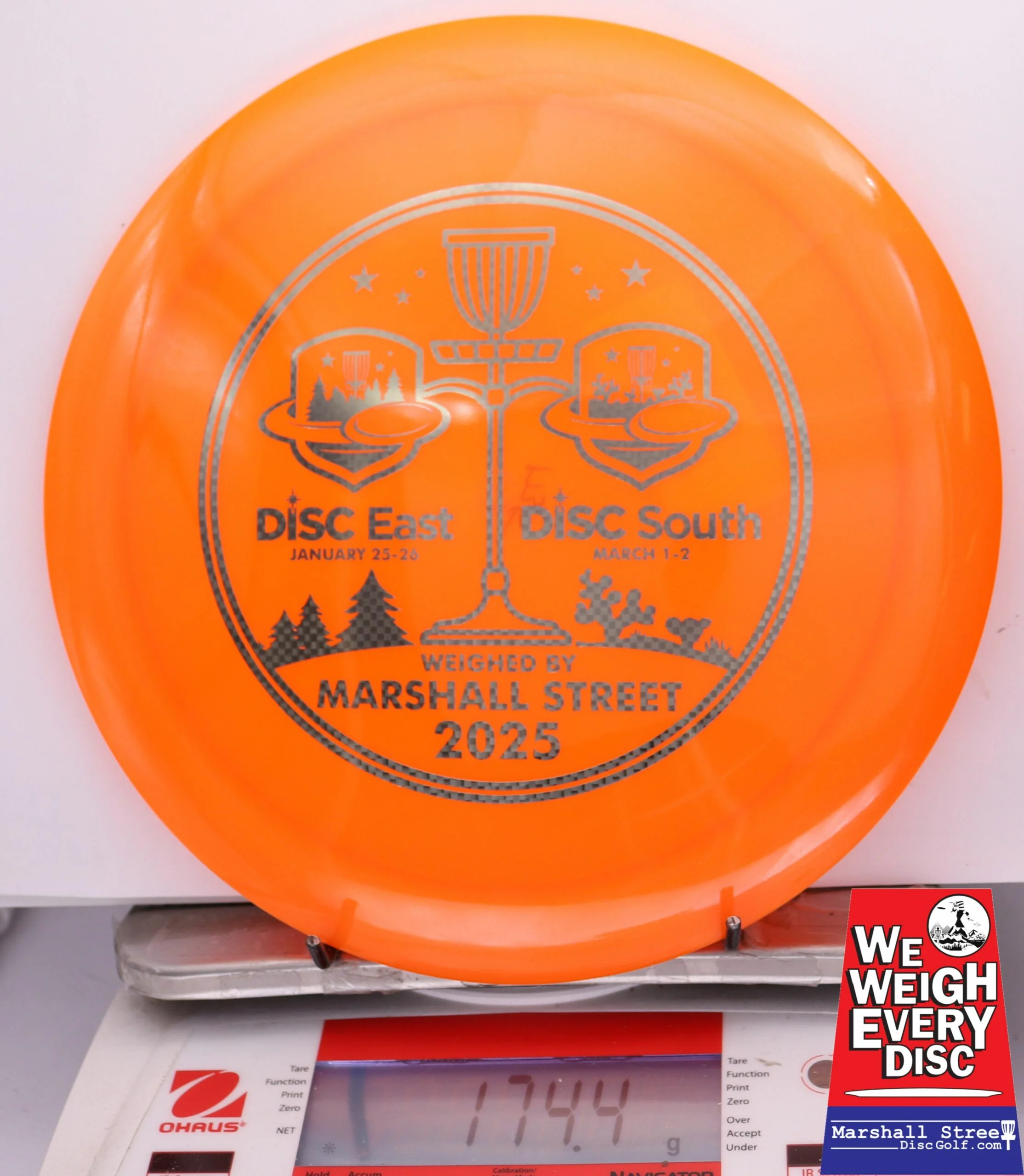 247113 Champion Wraith, Disc Golf Expos 2025 - #14 Orange, 174