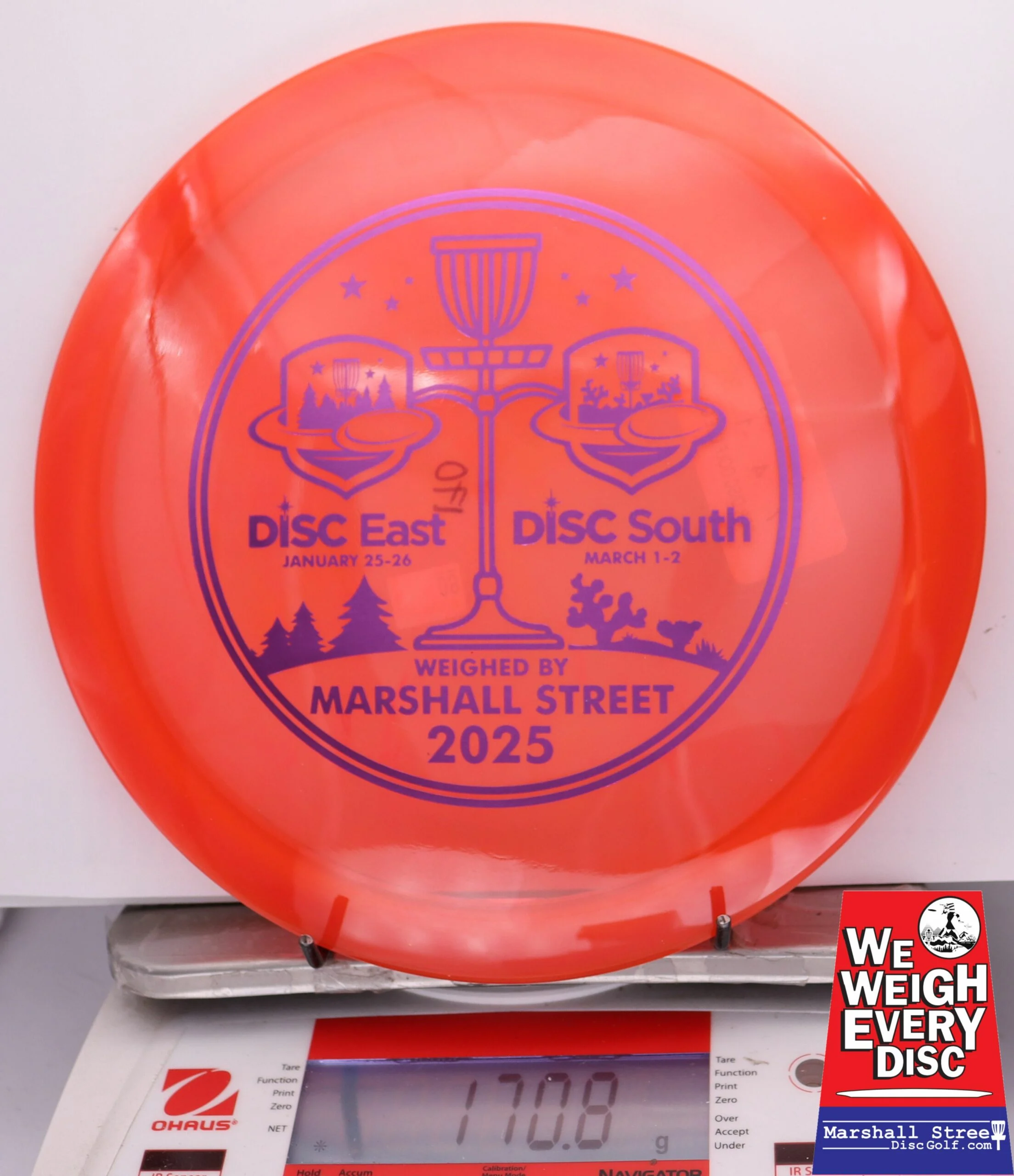 247144 Champion Eagle X, Disc Golf Expo 2025 - #08 Red Orange, 171