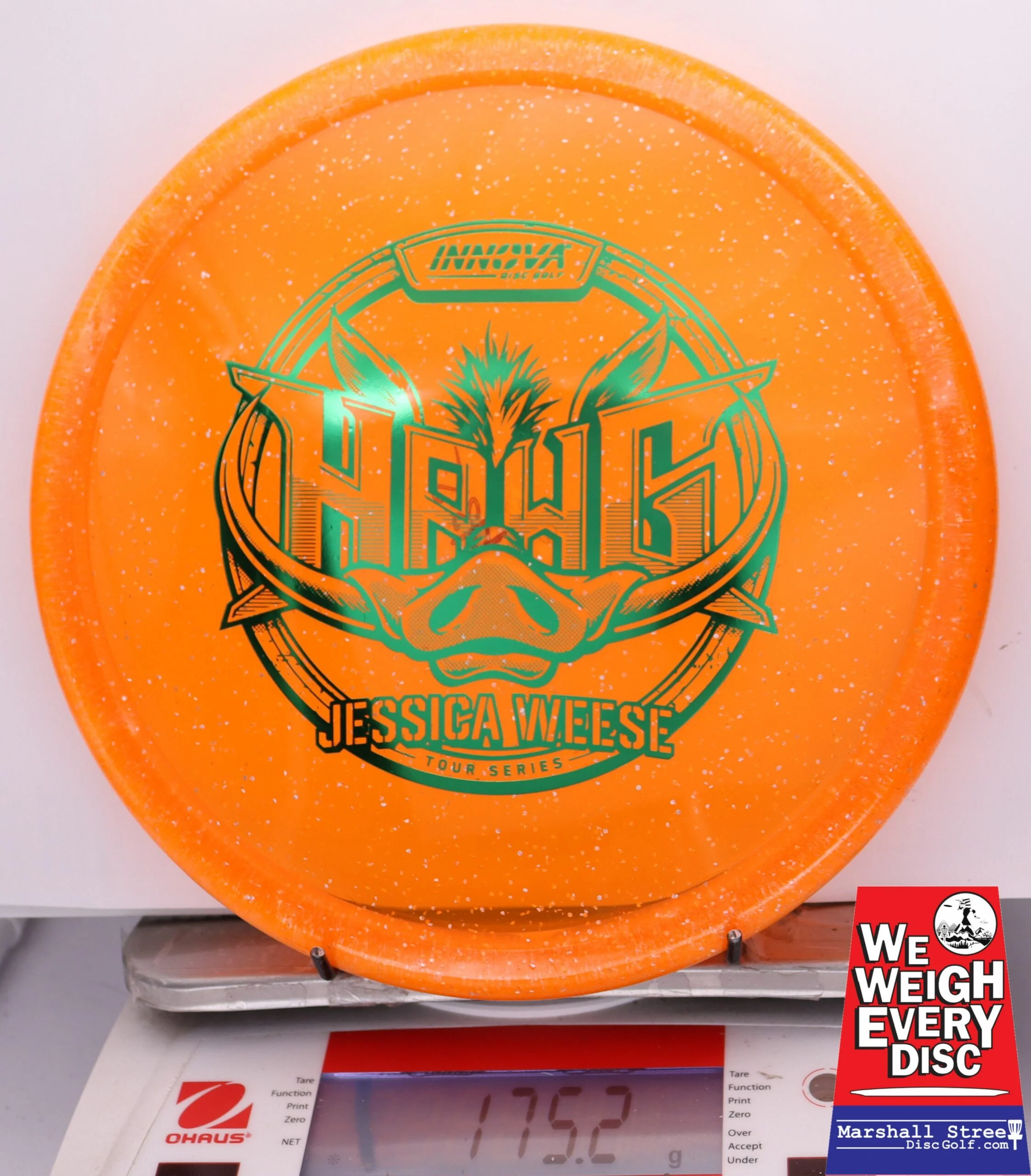 247887 Metal Flake Champion Hawg, Jessica Weese 2024 Tour Series - #09 Orange, 175