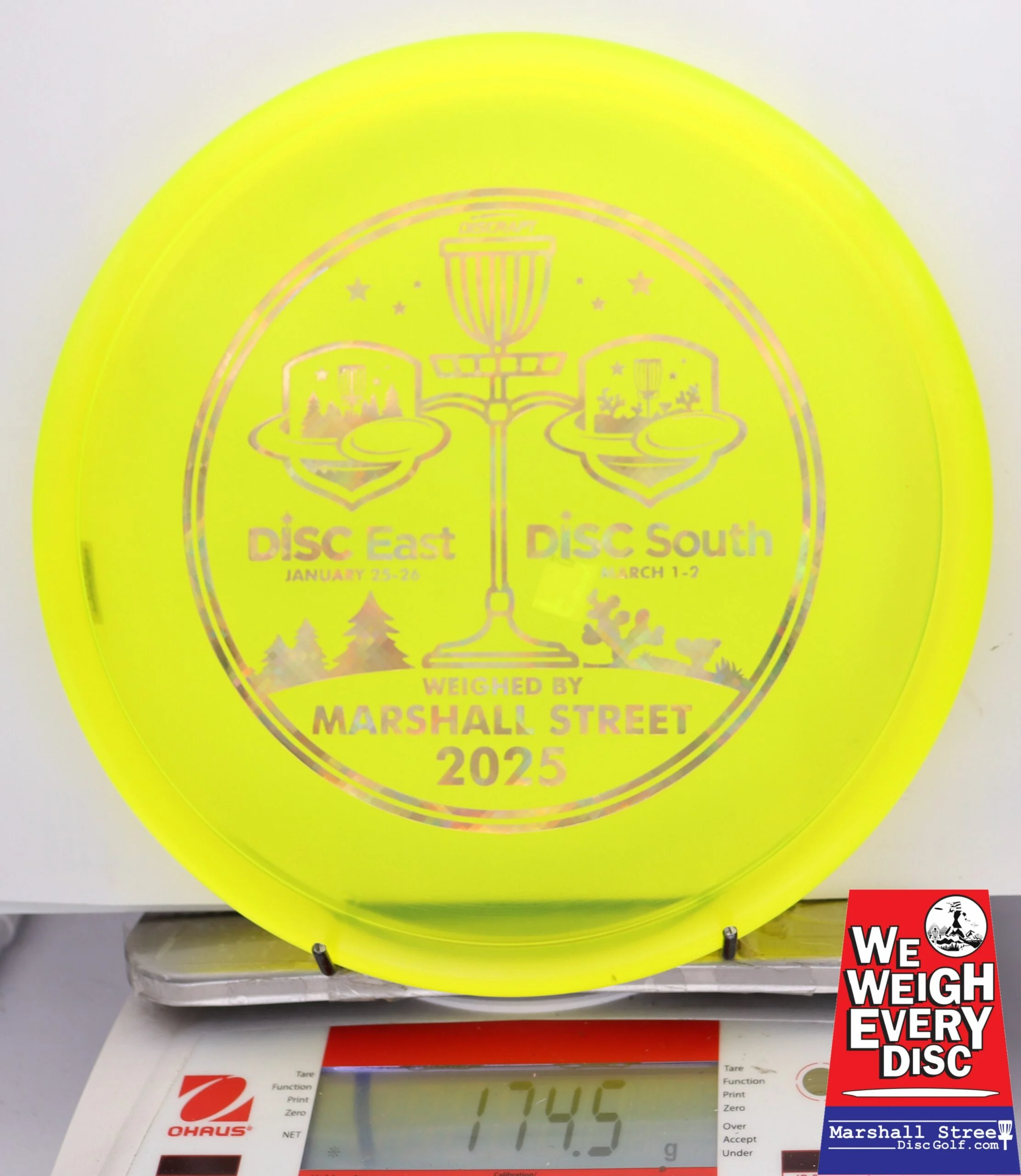247971 Z Zone - Disc Golf Expos 2025 - #07 Yellow, 175