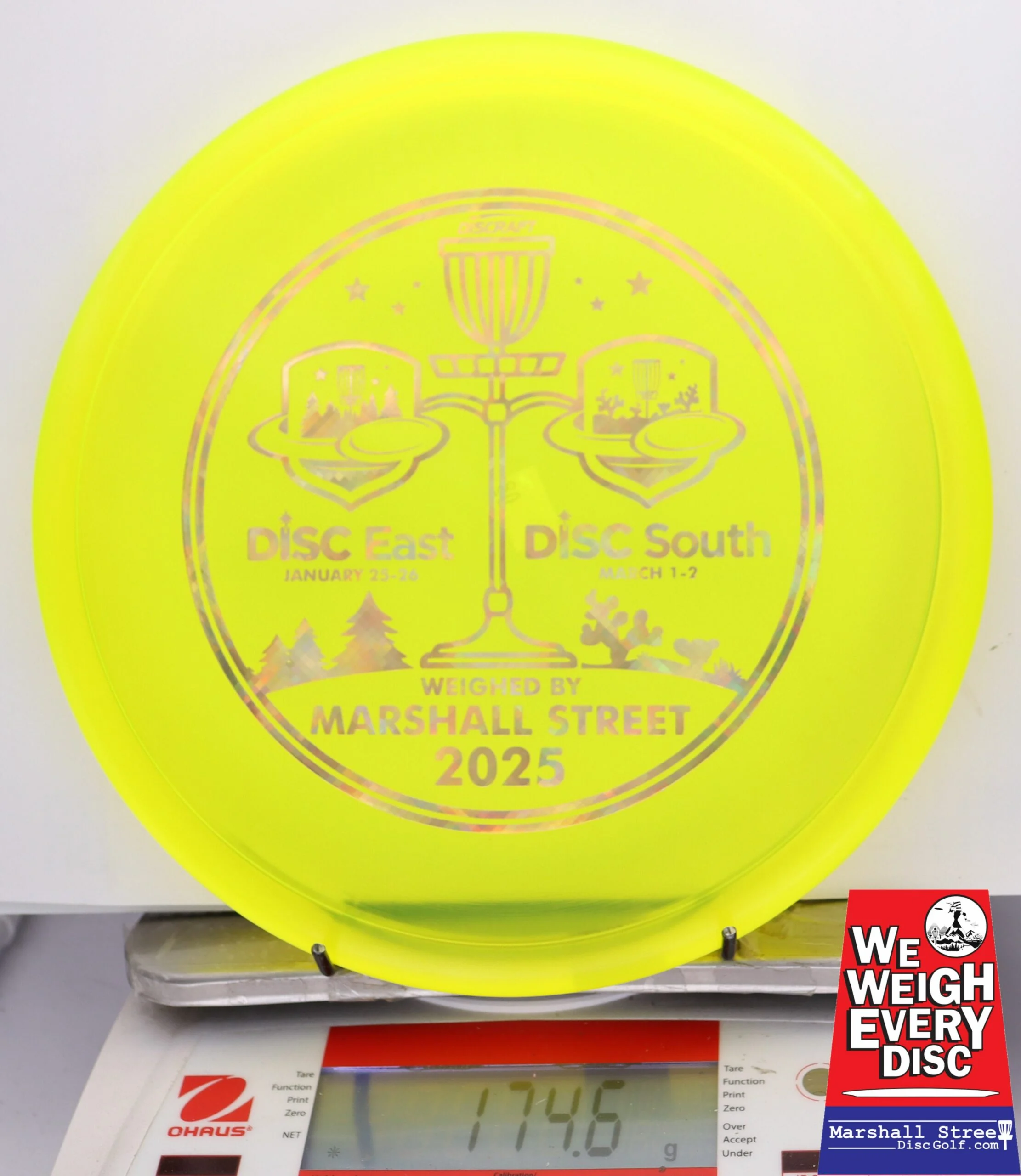 247972 Z Zone - Disc Golf Expos 2025 - #08 Yellow, 175
