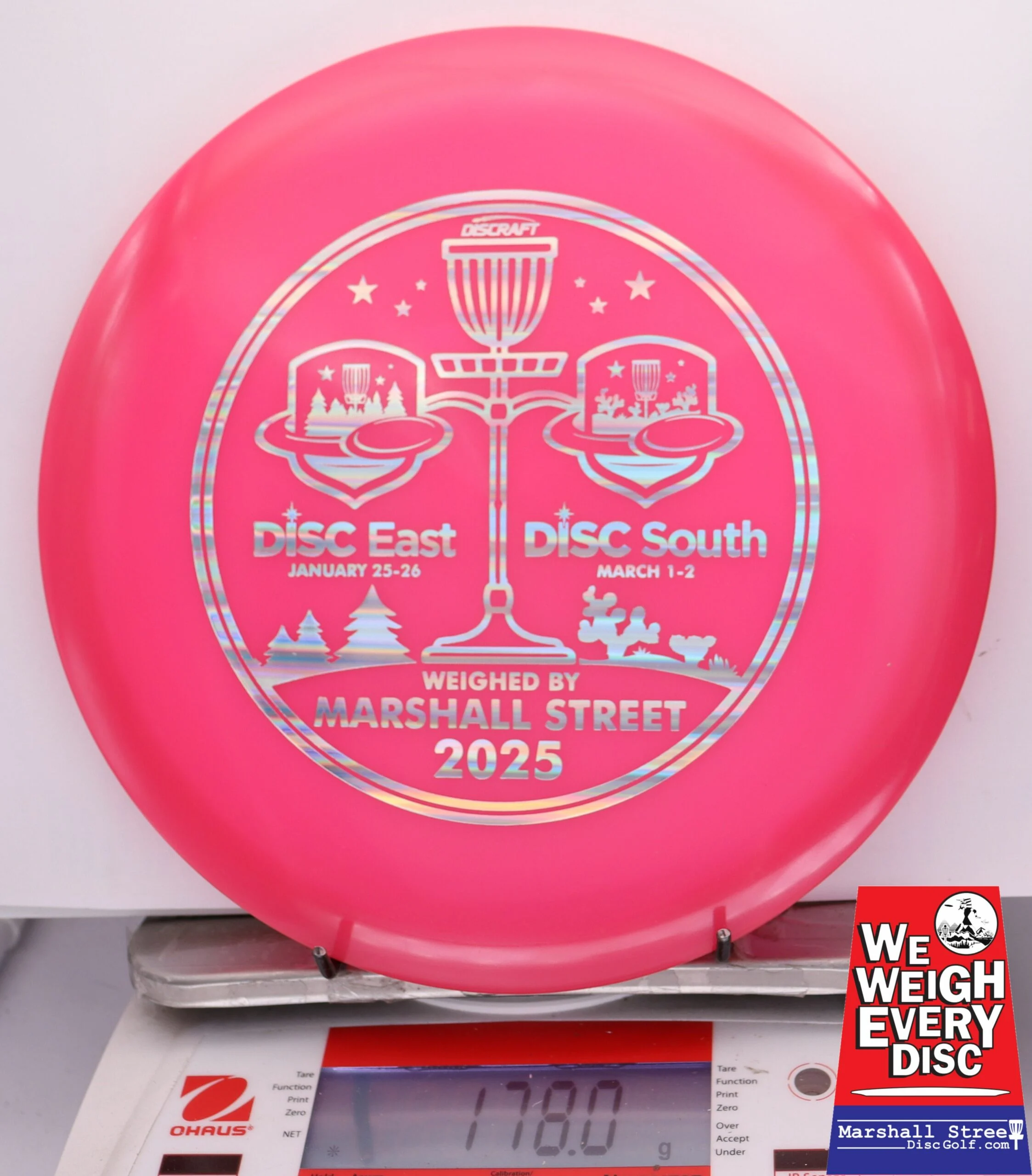 248003 Z Glow Buzzz - Disc Golf Expos 2025 - #03 PinkGlow, 178