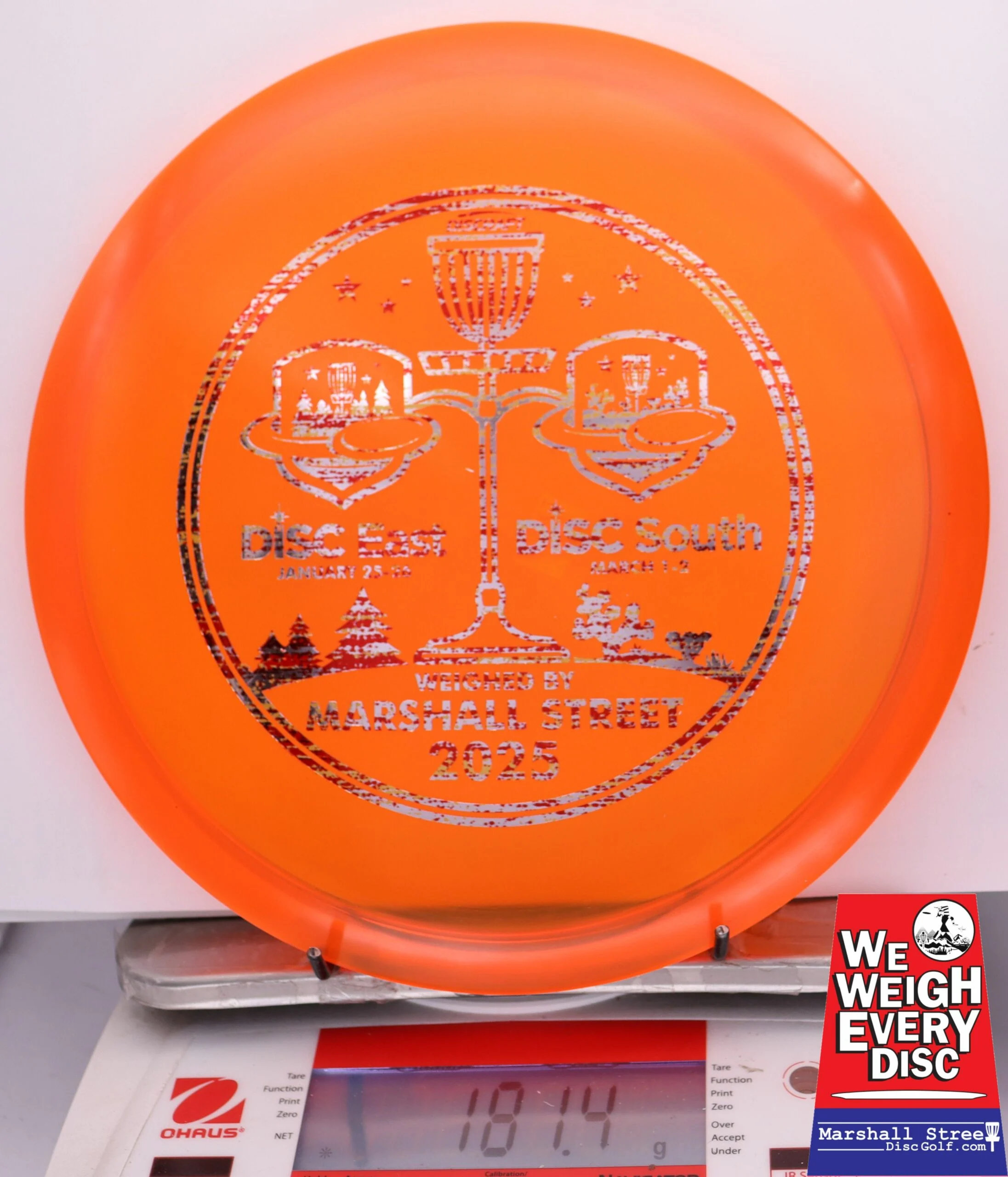 248029 CryZtal Buzzz - Disc Golf Expos 2025 - #21 Orange, 181