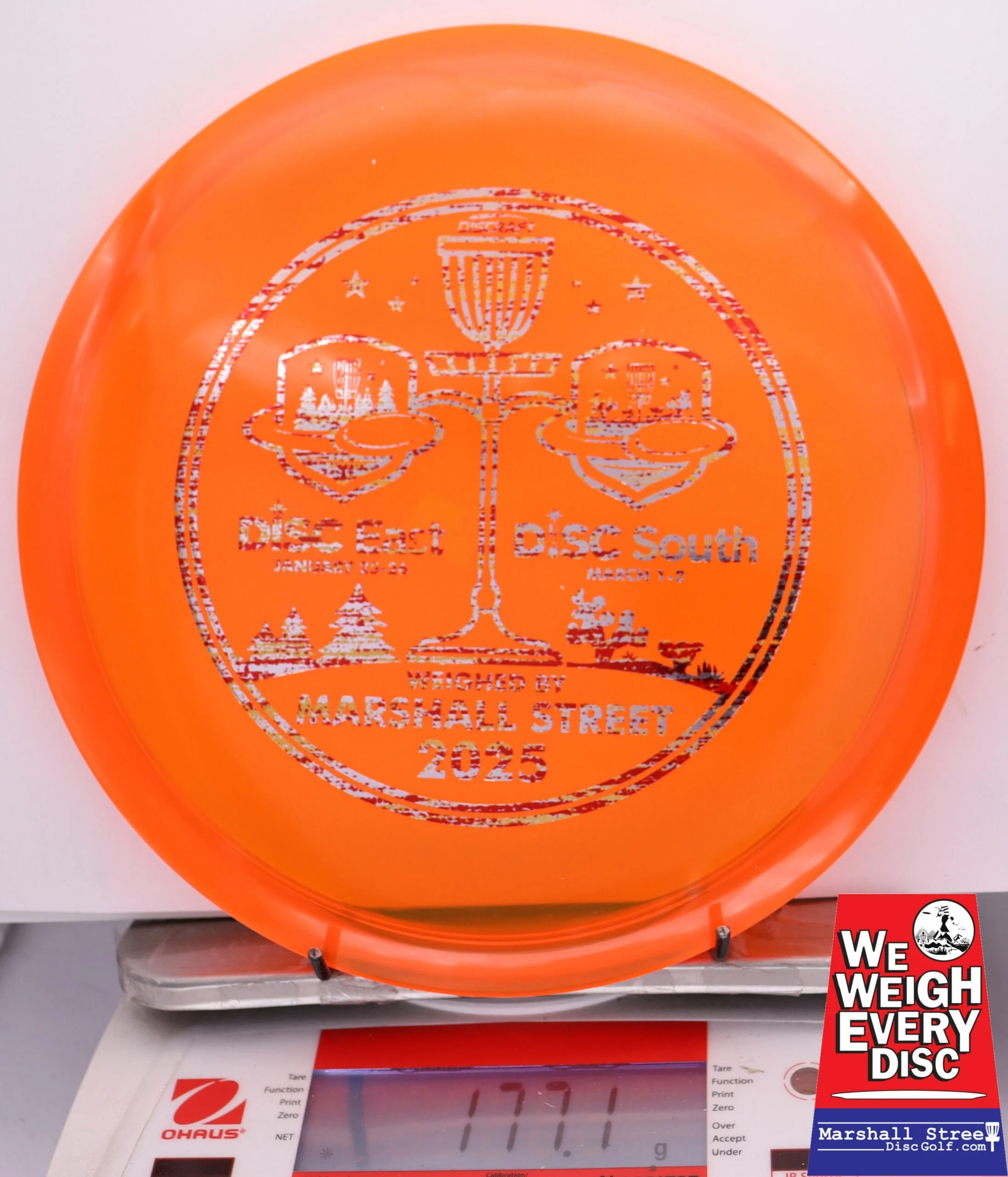 248033 CryZtal Buzzz - Disc Golf Expos 2025 - #25 Orange, 177