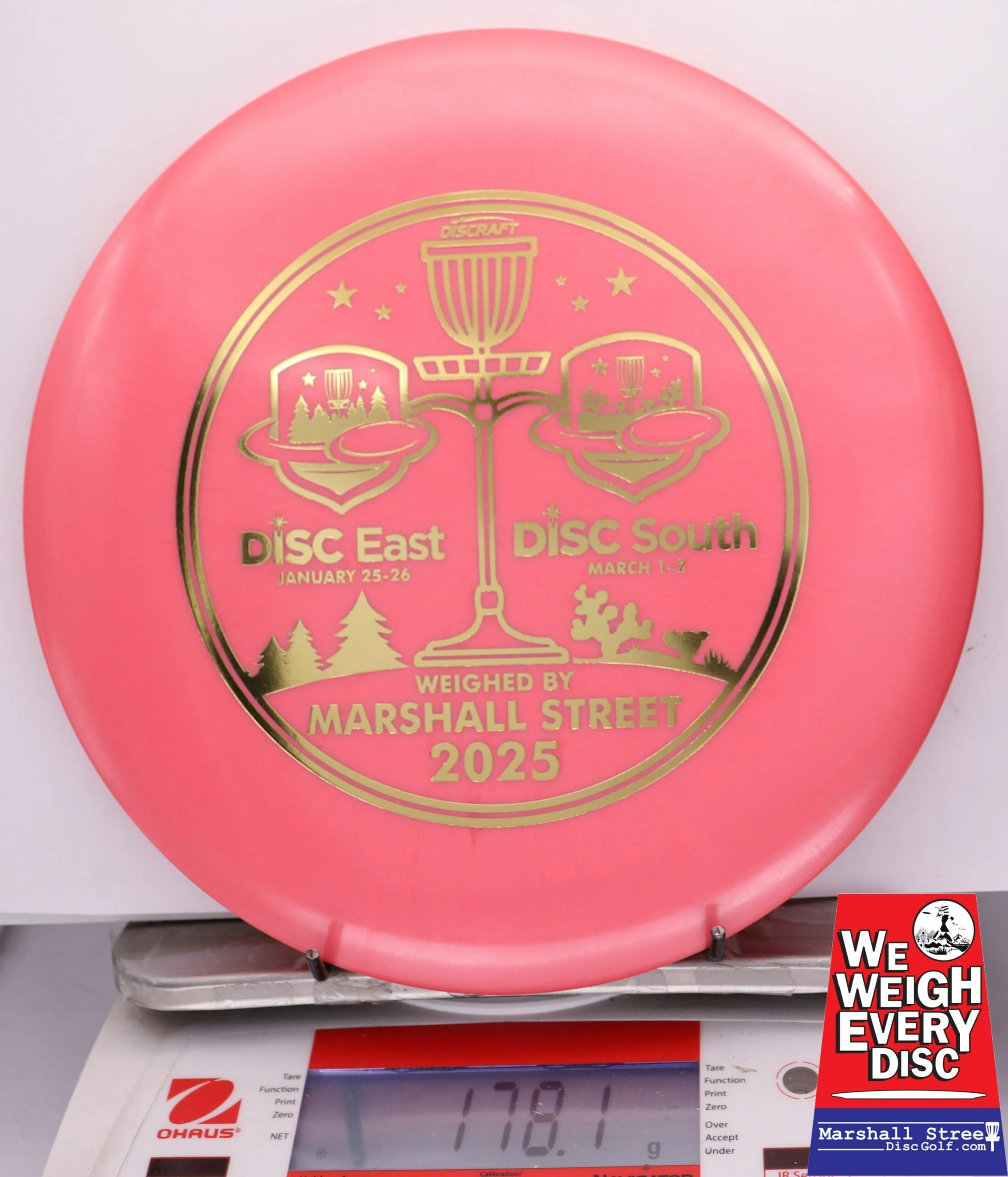 248133 Big Z Glow Buzzz - Disc Golf Expos 2025 - #04 Pink, 178