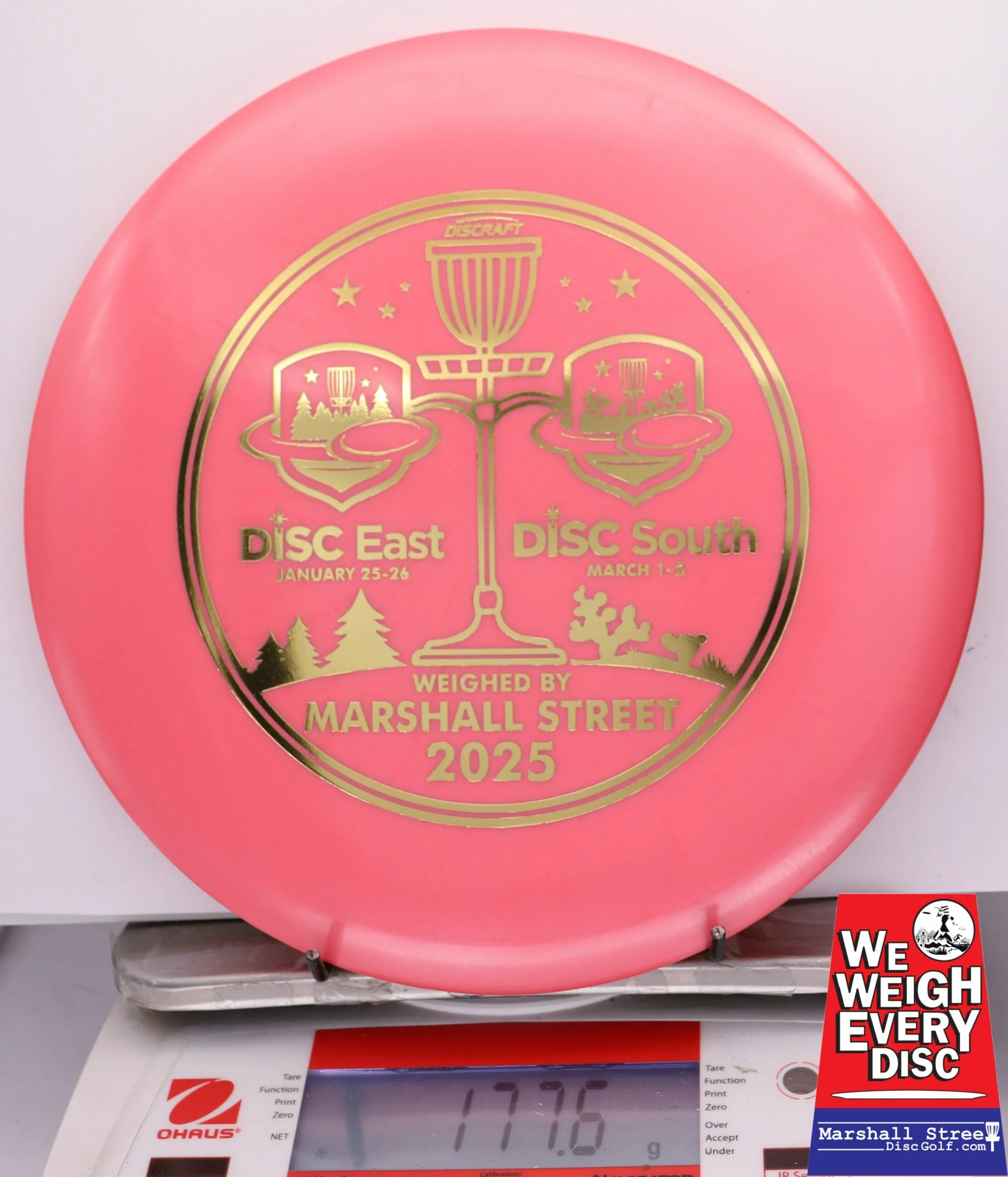 248134 Big Z Glow Buzzz - Disc Golf Expos 2025 - #05 Pink, 178