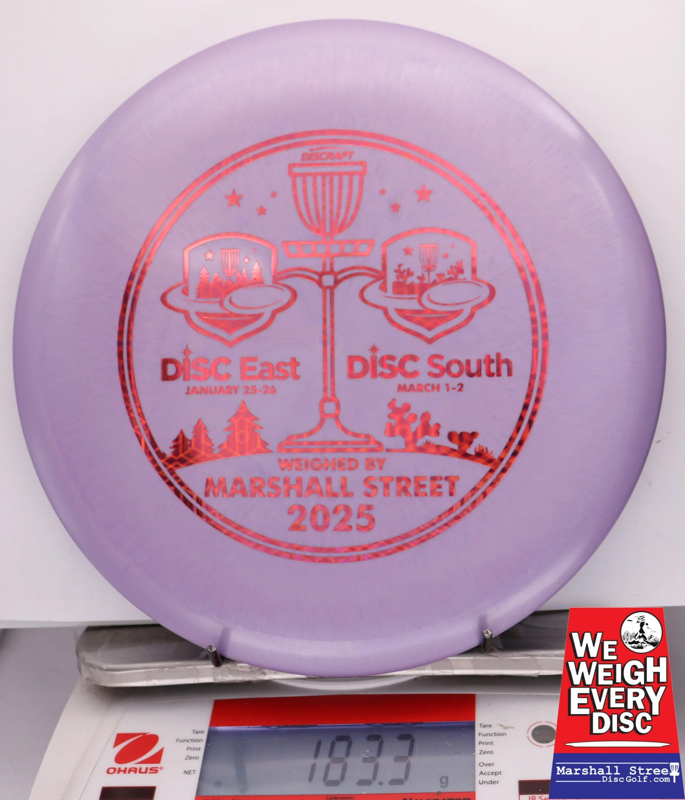 248146 Big Z Glow Buzzz - Disc Golf Expos 2025 - #17 Purple, 183