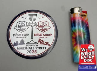 DISC Expos 2025 Weighed By Marshall Street 3" Circle Sticker
