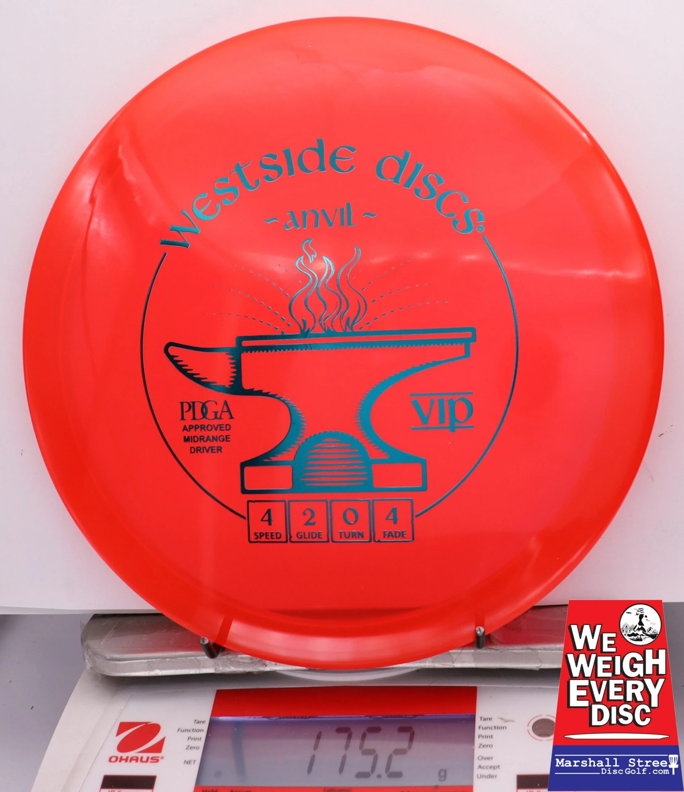 252447 VIP Anvil - #08 Red, 175