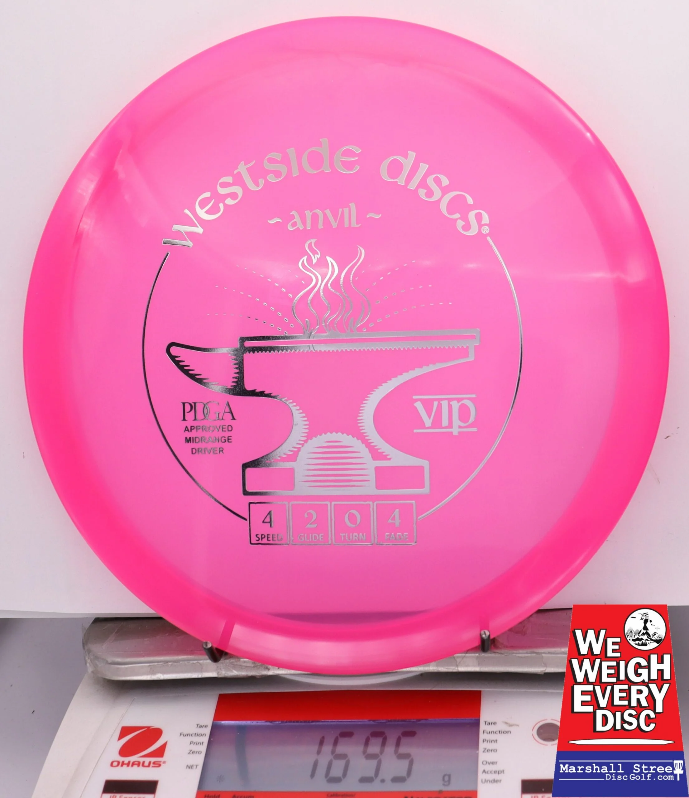 252450 VIP Anvil - #11 Pink, 170