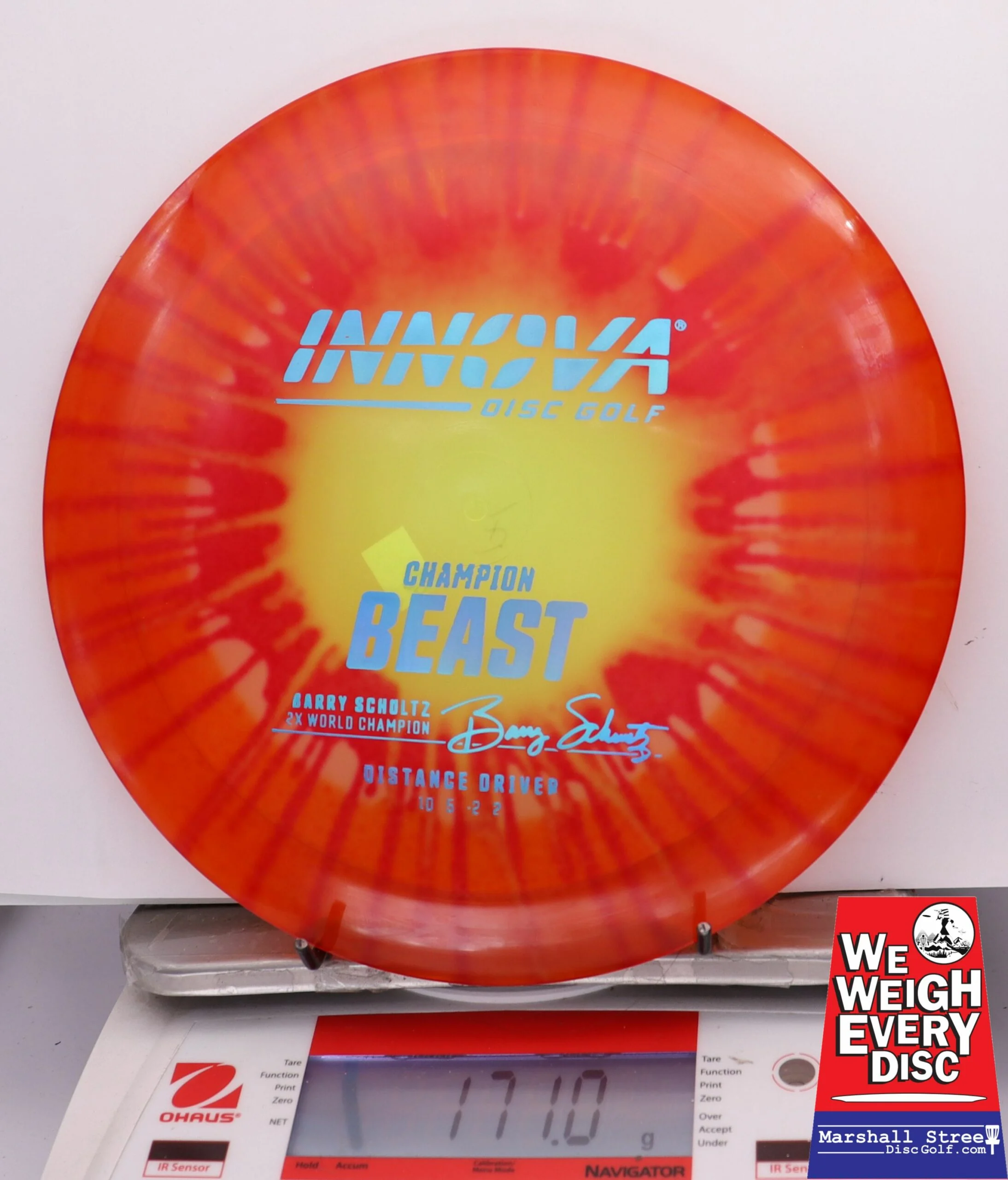 253660 Tie-Dye Champion Beast, Barry Schultz 2X - #26 RedYellow, 171