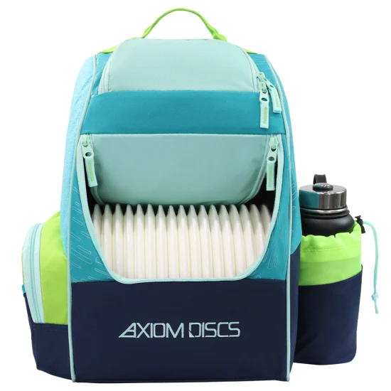 255864 Axiom Shuttle Backpack Bag - With Velcro - MintDarkAqua, 18-20 Discs