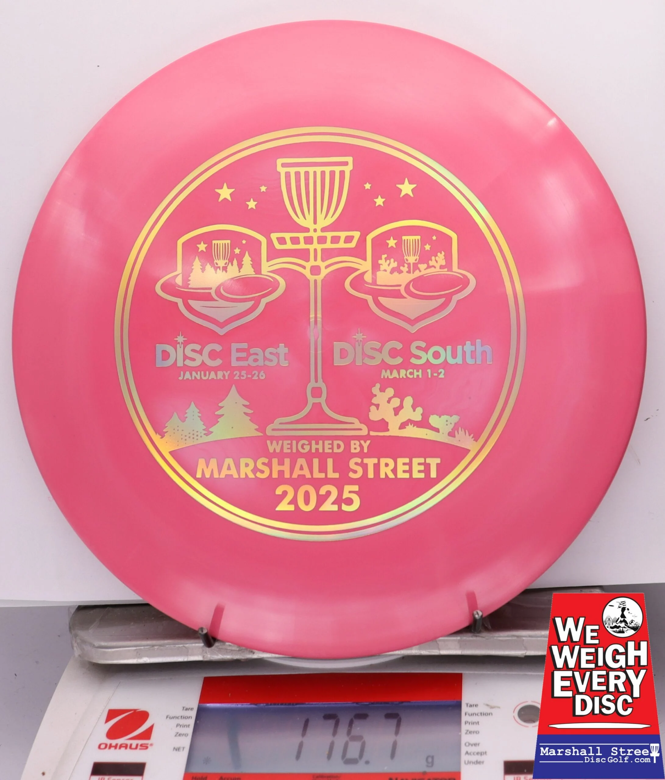 256585 Swirly S-Line FD - Disc Golf Expos 2025 - #07 Pink, 177