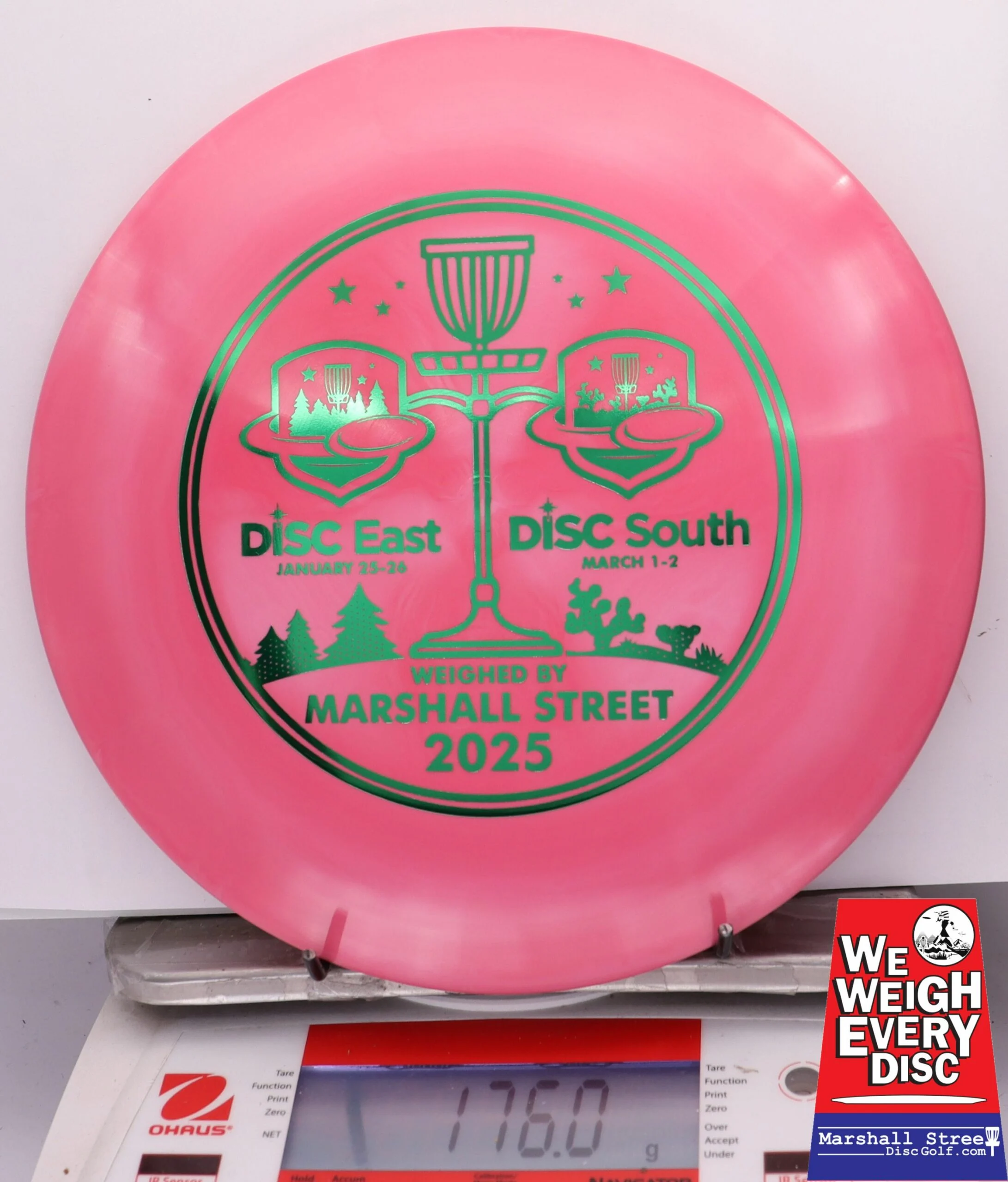 256586 Swirly S-Line FD - Disc Golf Expos 2025 - #08 Pink, 176