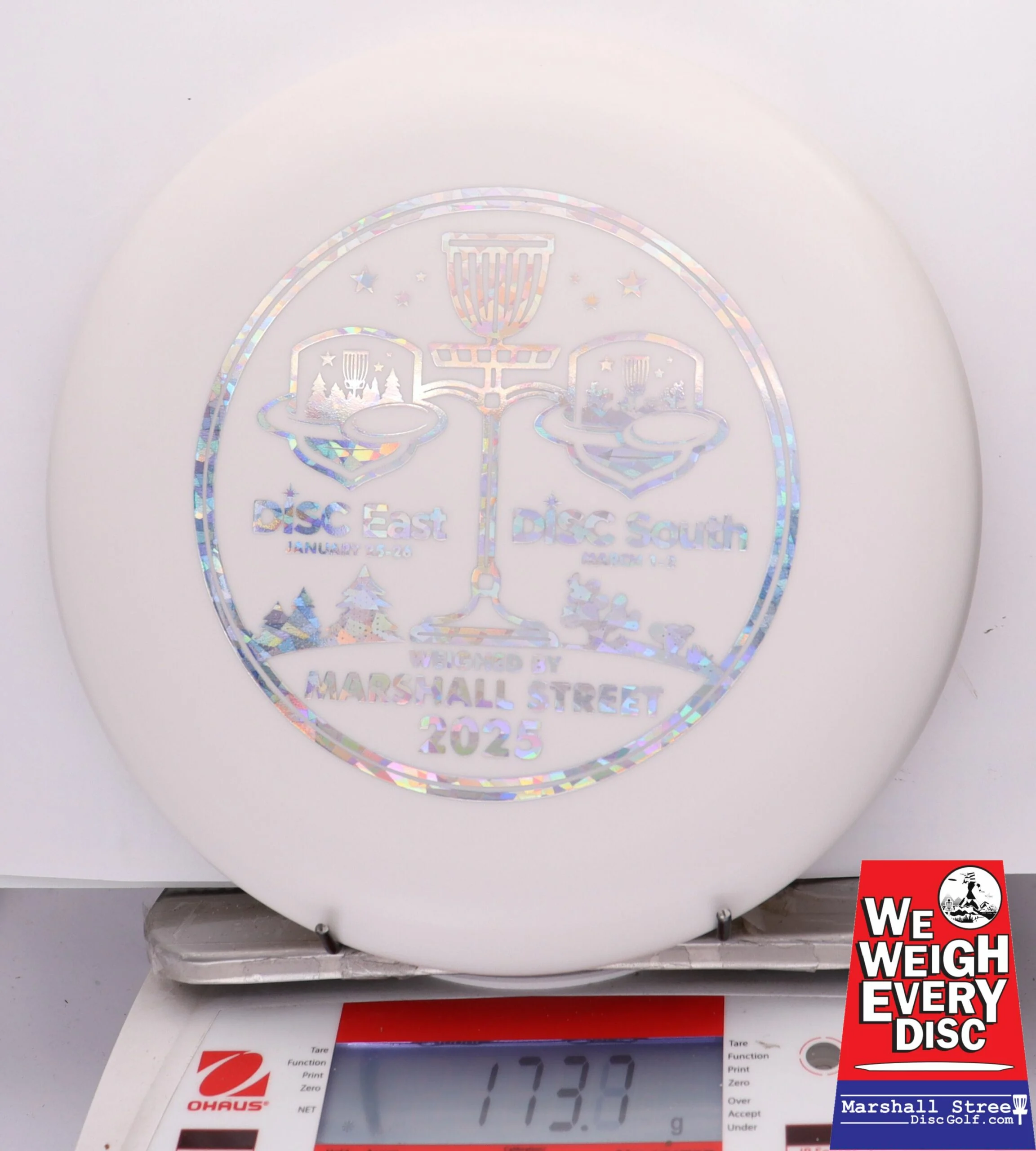 256678 D-Line P2, Flex 2 - Disc Golf Expos 2025 - #06 White, 174
