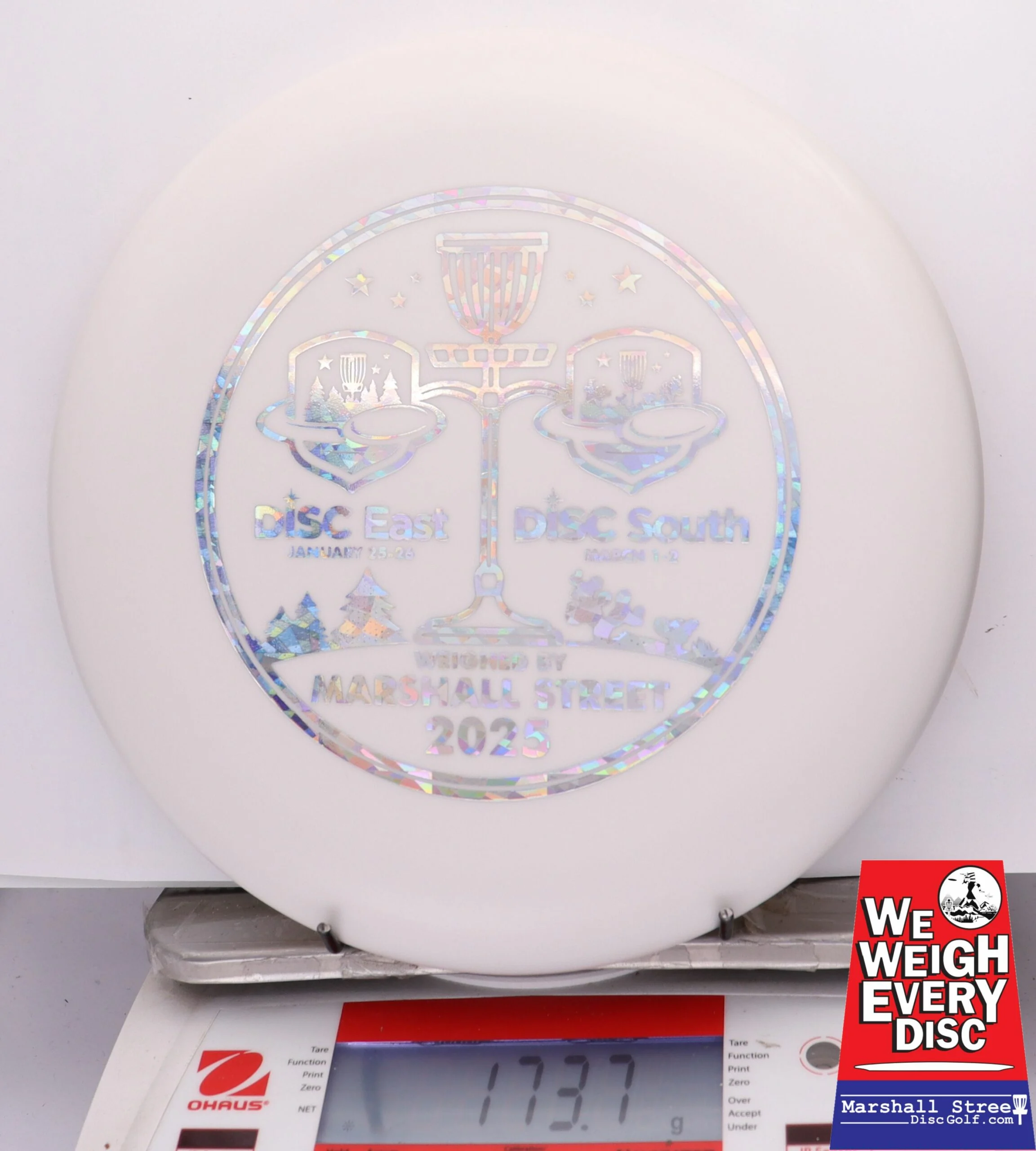 256680 D-Line P2, Flex 2 - Disc Golf Expos 2025 - #07 White, 174