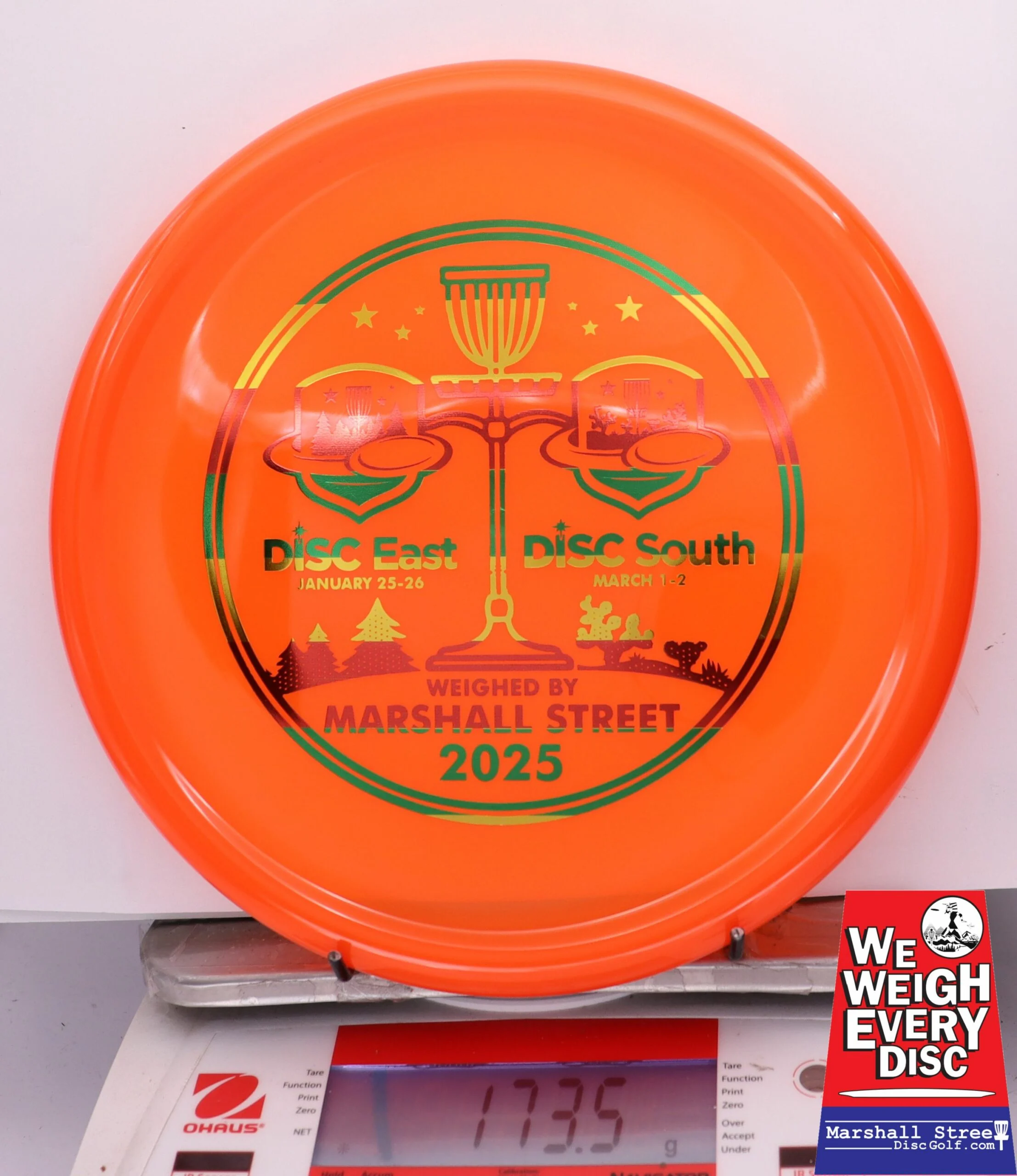 256738 K1 Berg - Disc Golf Expos 2025 - #08 Orange, 174