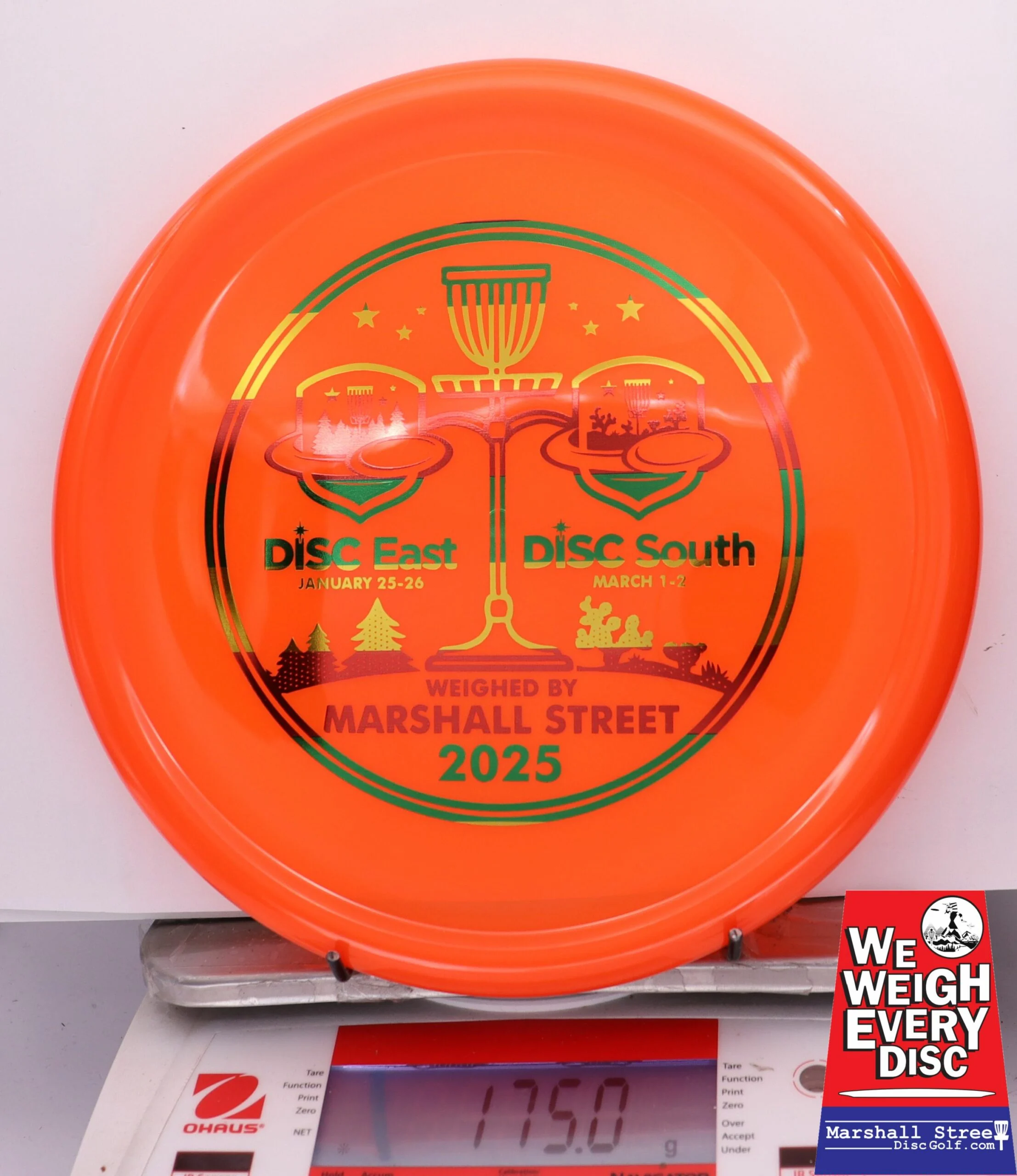 256739 K1 Berg - Disc Golf Expos 2025 - #09 Orange, 175