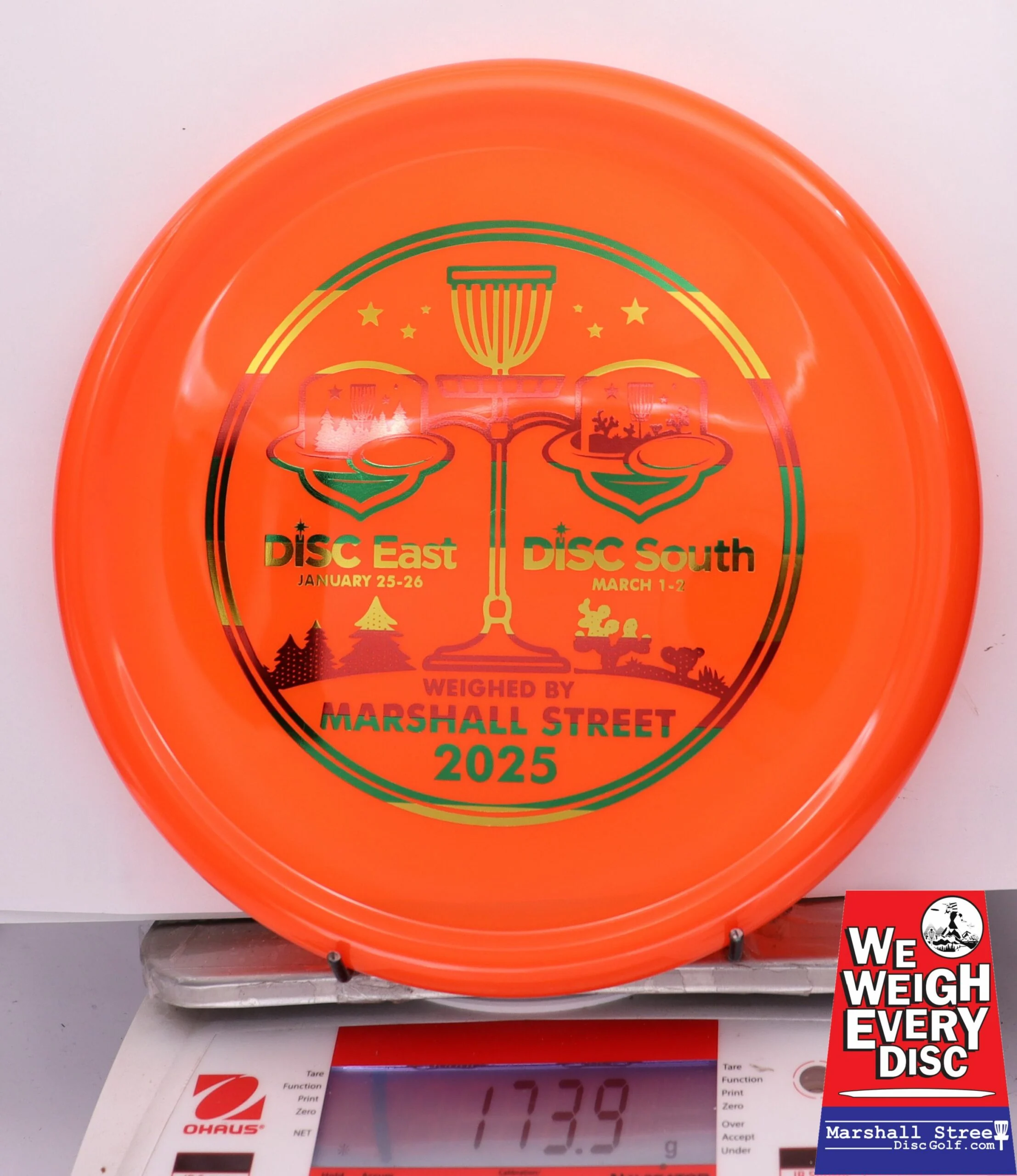 256741 K1 Berg - Disc Golf Expos 2025 - #10 Orange, 174