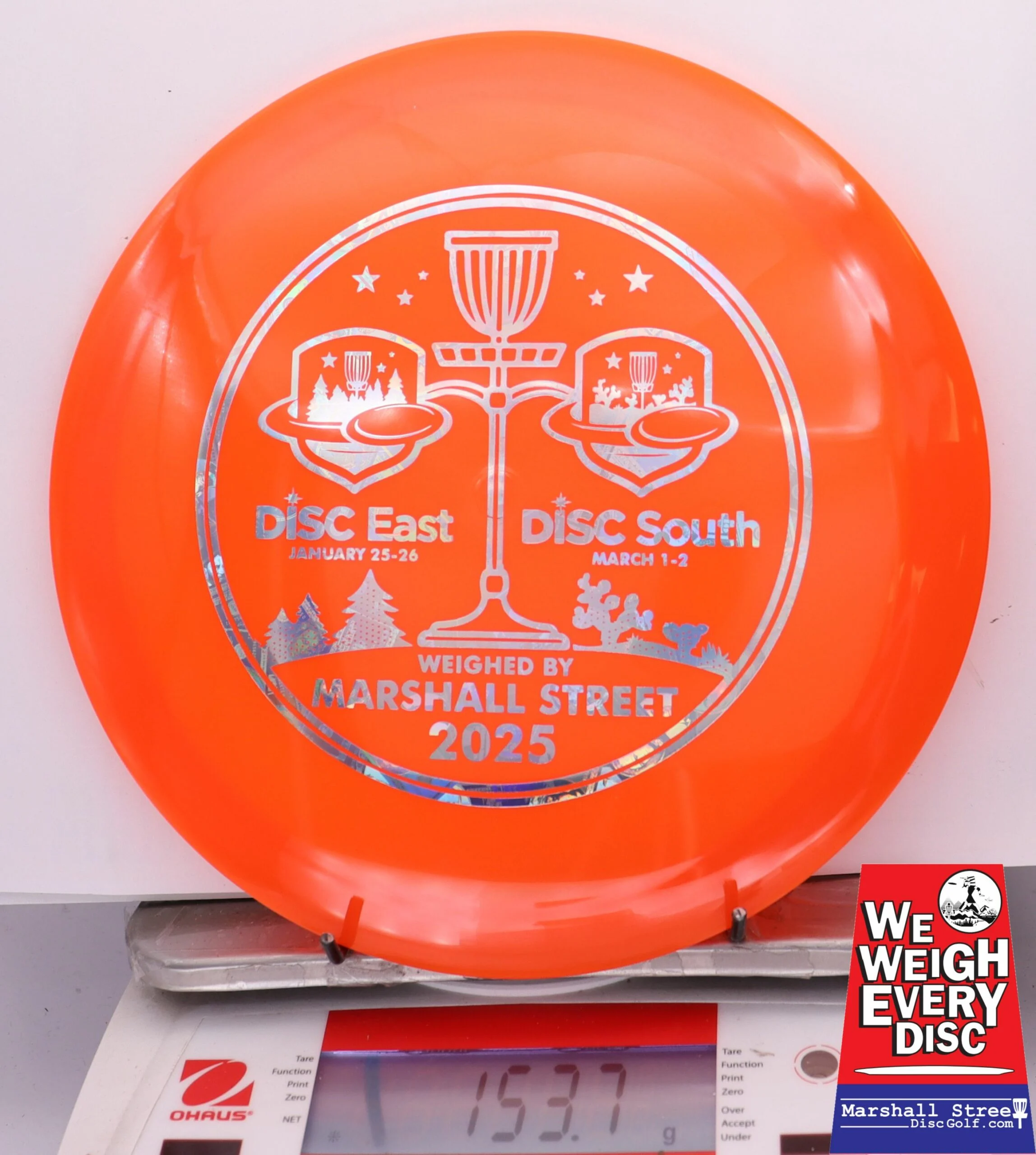 256796 Opto Diamond - Disc Golf Expos 2025 - #02 Orange, 154