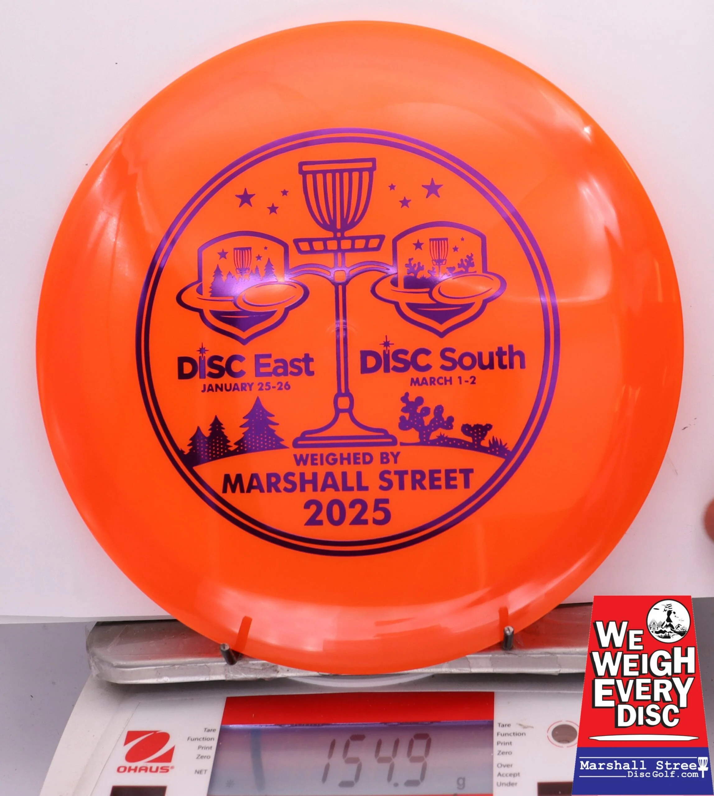 256798 Opto Diamond - Disc Golf Expos 2025 - #03 Orange, 155