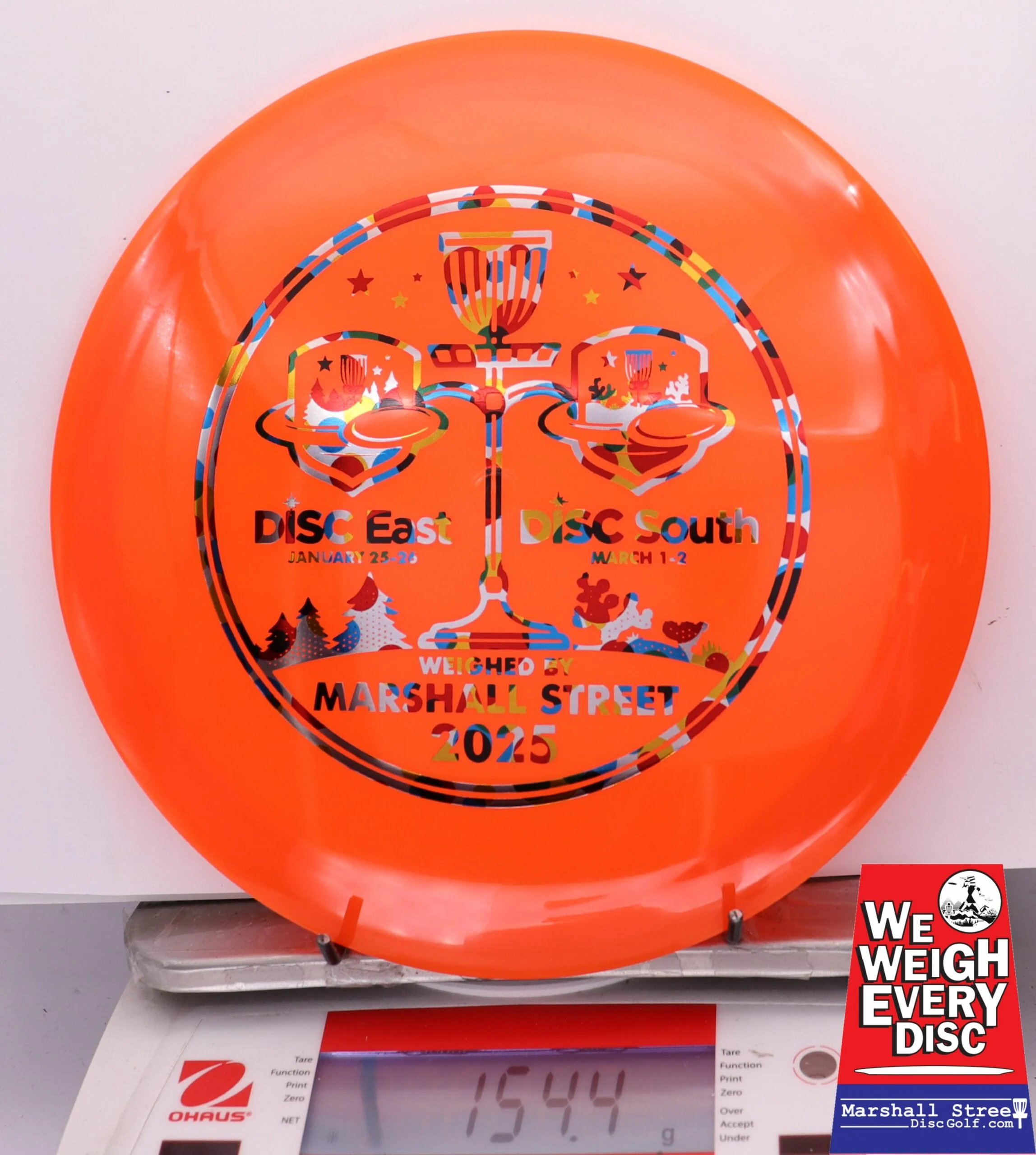 256806 Opto Diamond - Disc Golf Expos 2025 - #07 Orange, 154