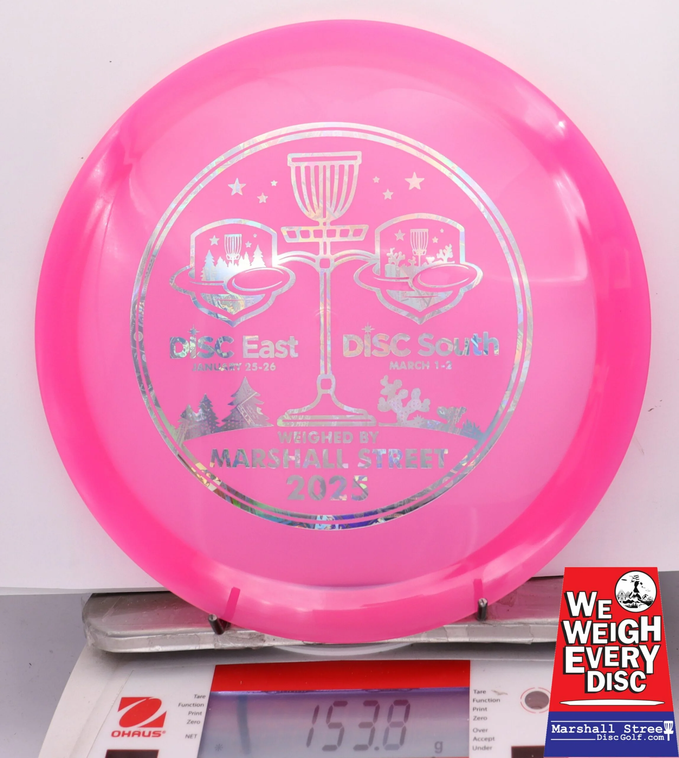 256813 Opto Diamond - Disc Golf Expos 2025 - #14 Pink, 154