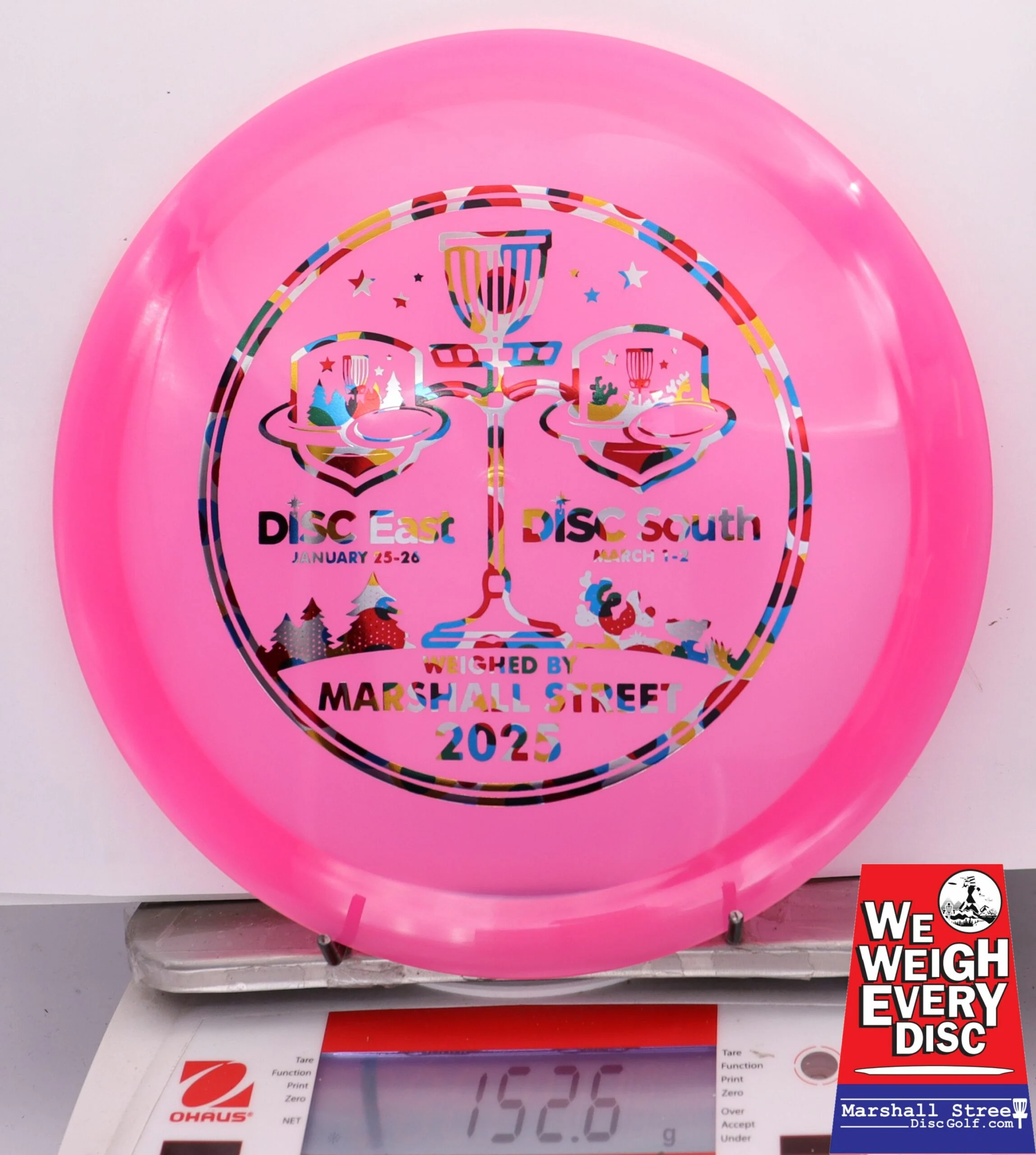 256820 Opto Diamond - Disc Golf Expos 2025 - #21 Pink, 153