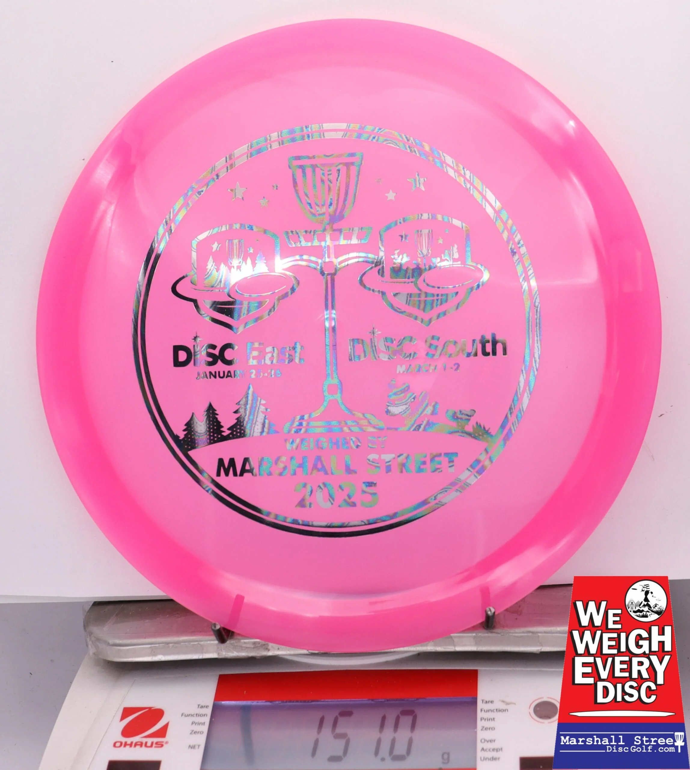 256822 Opto Diamond - Disc Golf Expos 2025 - #23 Pink, 151