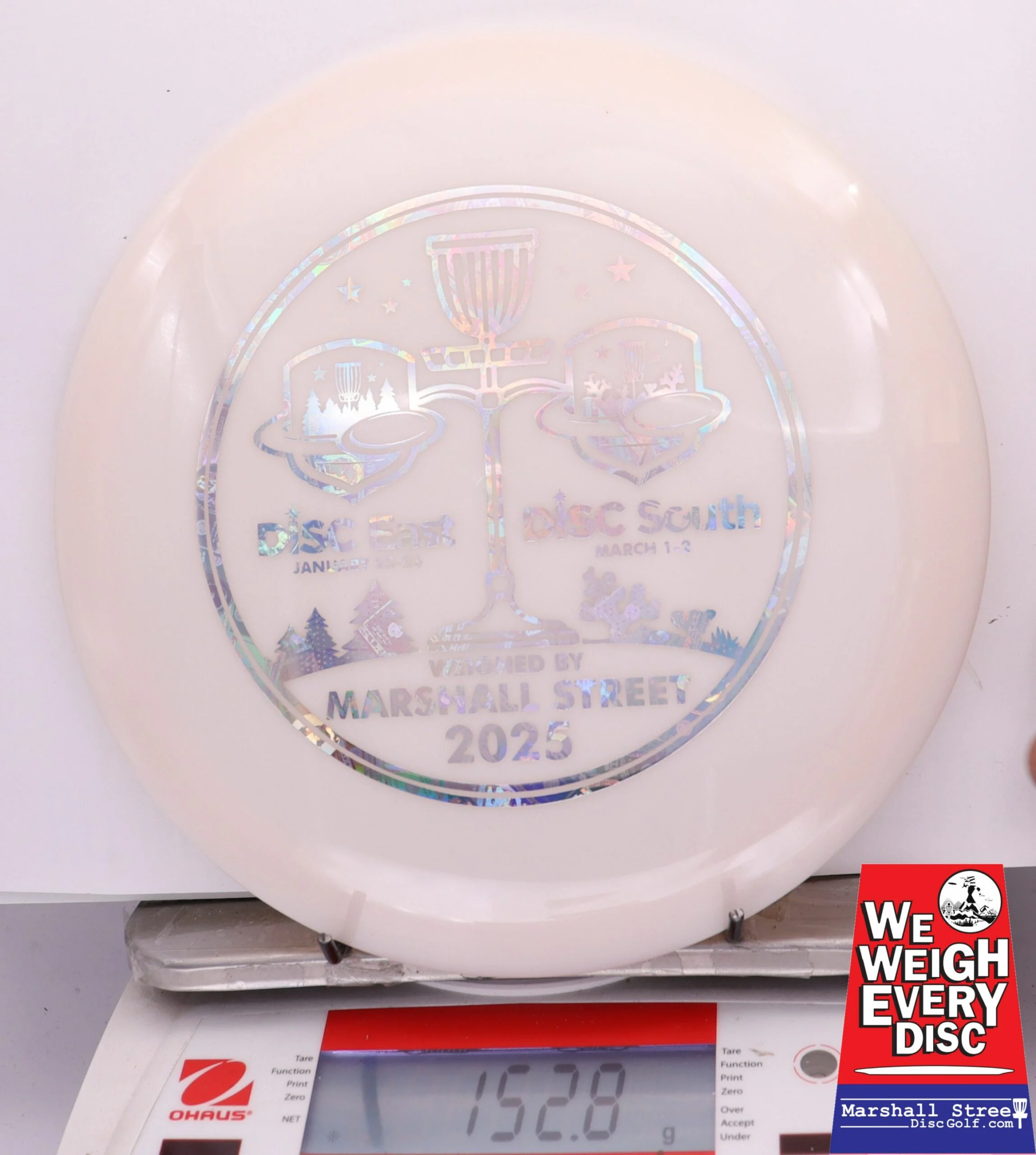256826 Opto Diamond - Disc Golf Expos 2025 - #26 White, 153