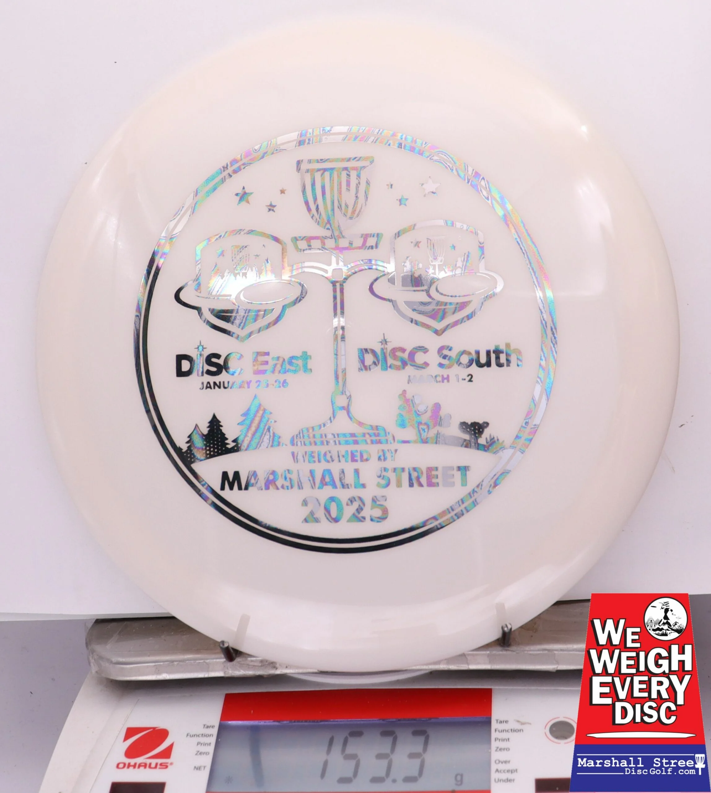 256829 Opto Diamond - Disc Golf Expos 2025 - #29 White, 153