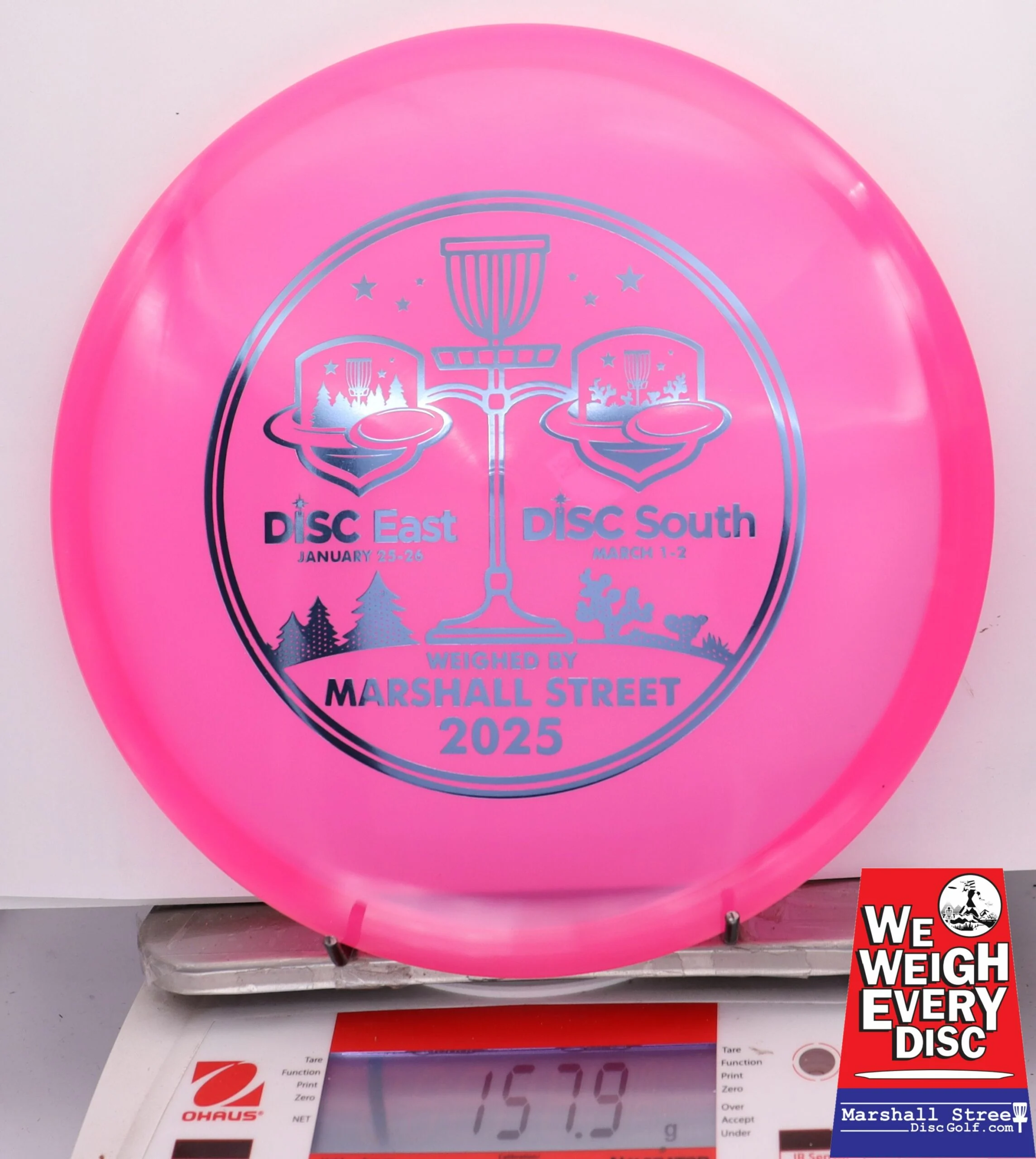 256835 Opto Pearl - Disc Golf Expos 2025 - #05 Pink, 158
