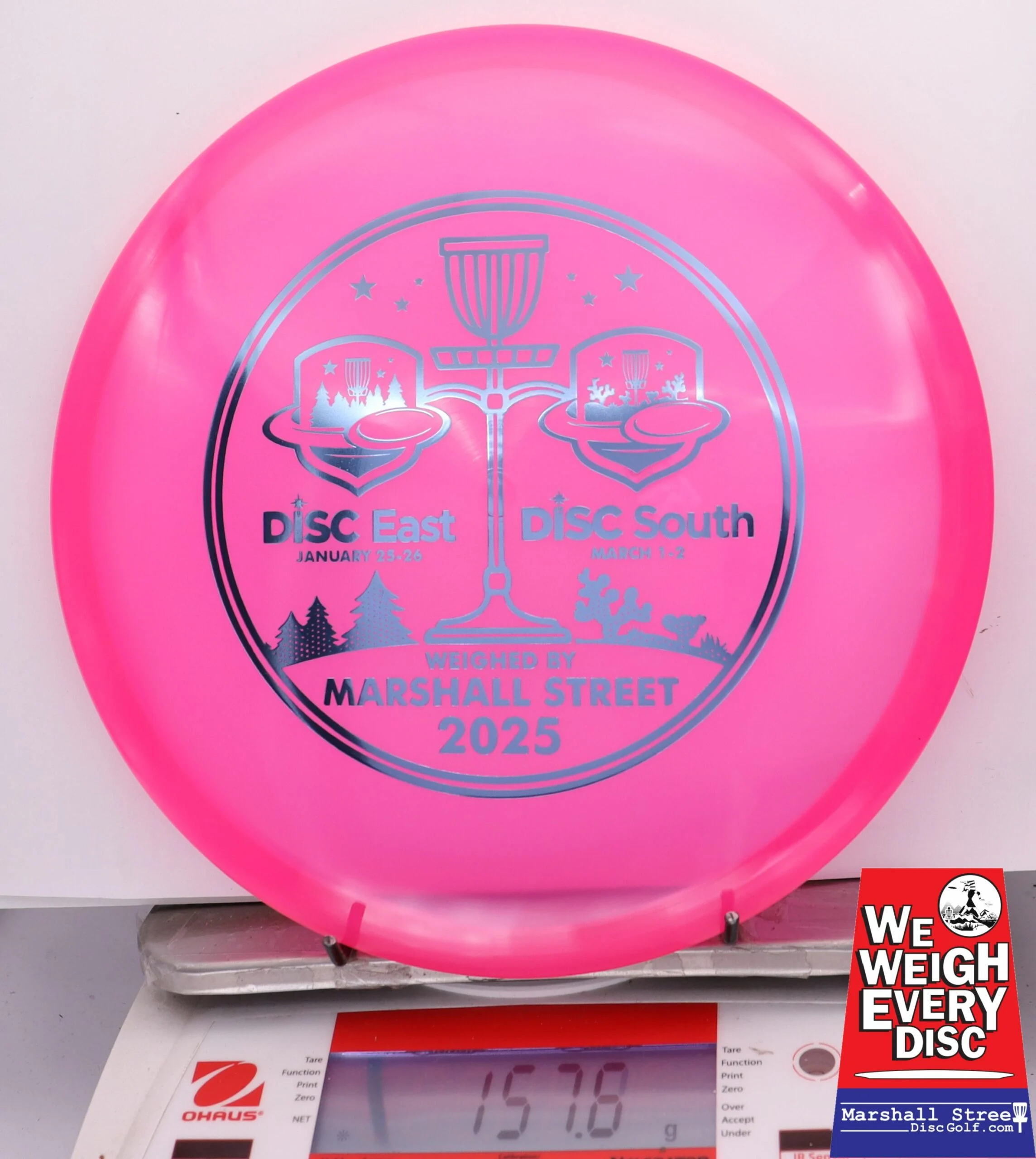 256836 Opto Pearl - Disc Golf Expos 2025 - #06 Pink, 158