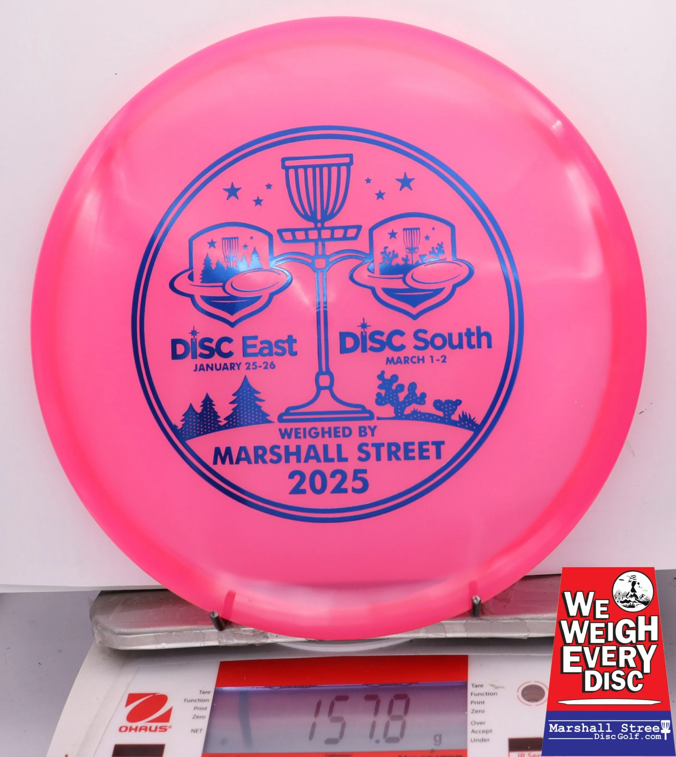 256837 Opto Pearl - Disc Golf Expos 2025 - #07 Pink, 158