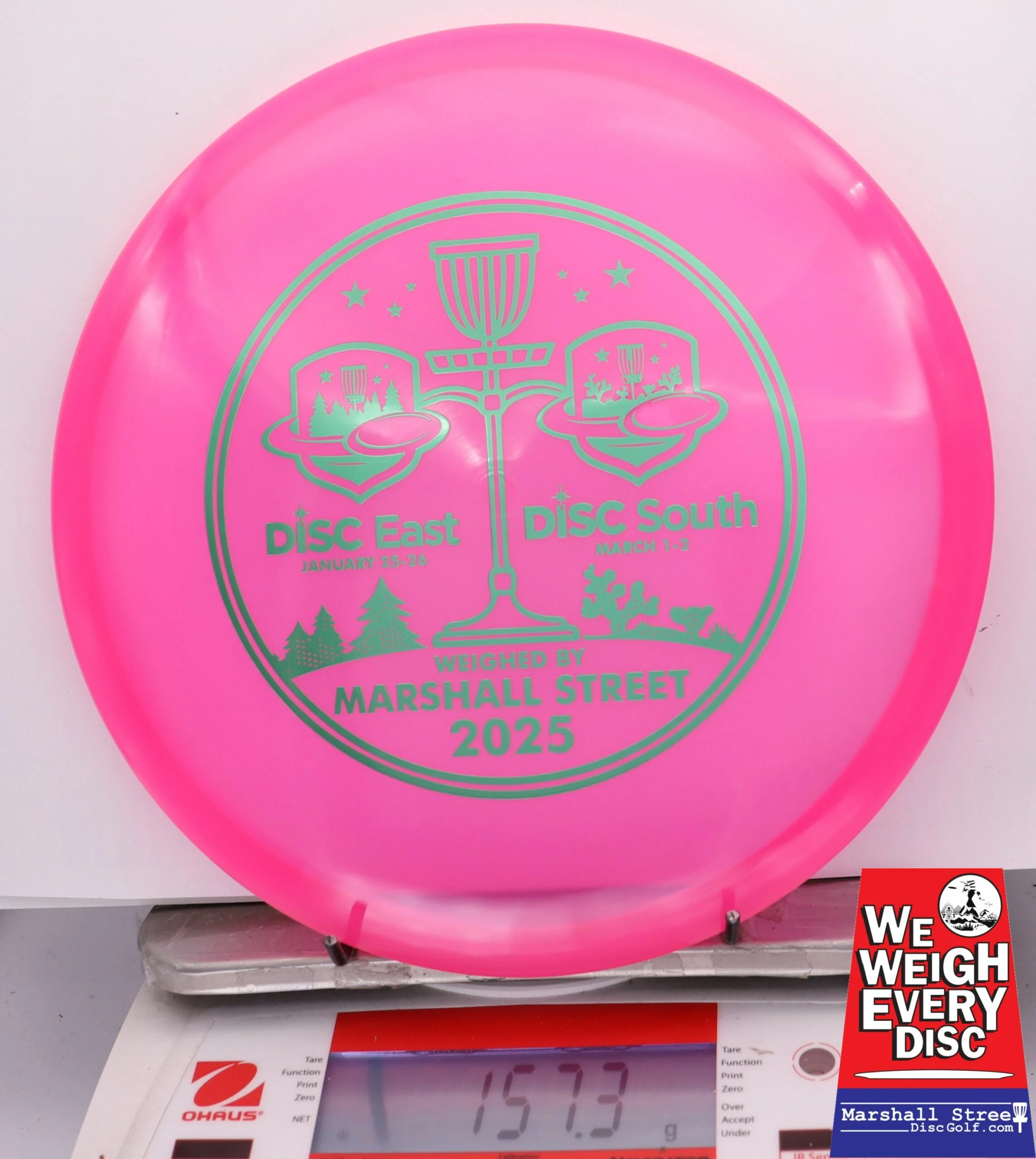 256839 Opto Pearl - Disc Golf Expos 2025 - #09 Pink, 157