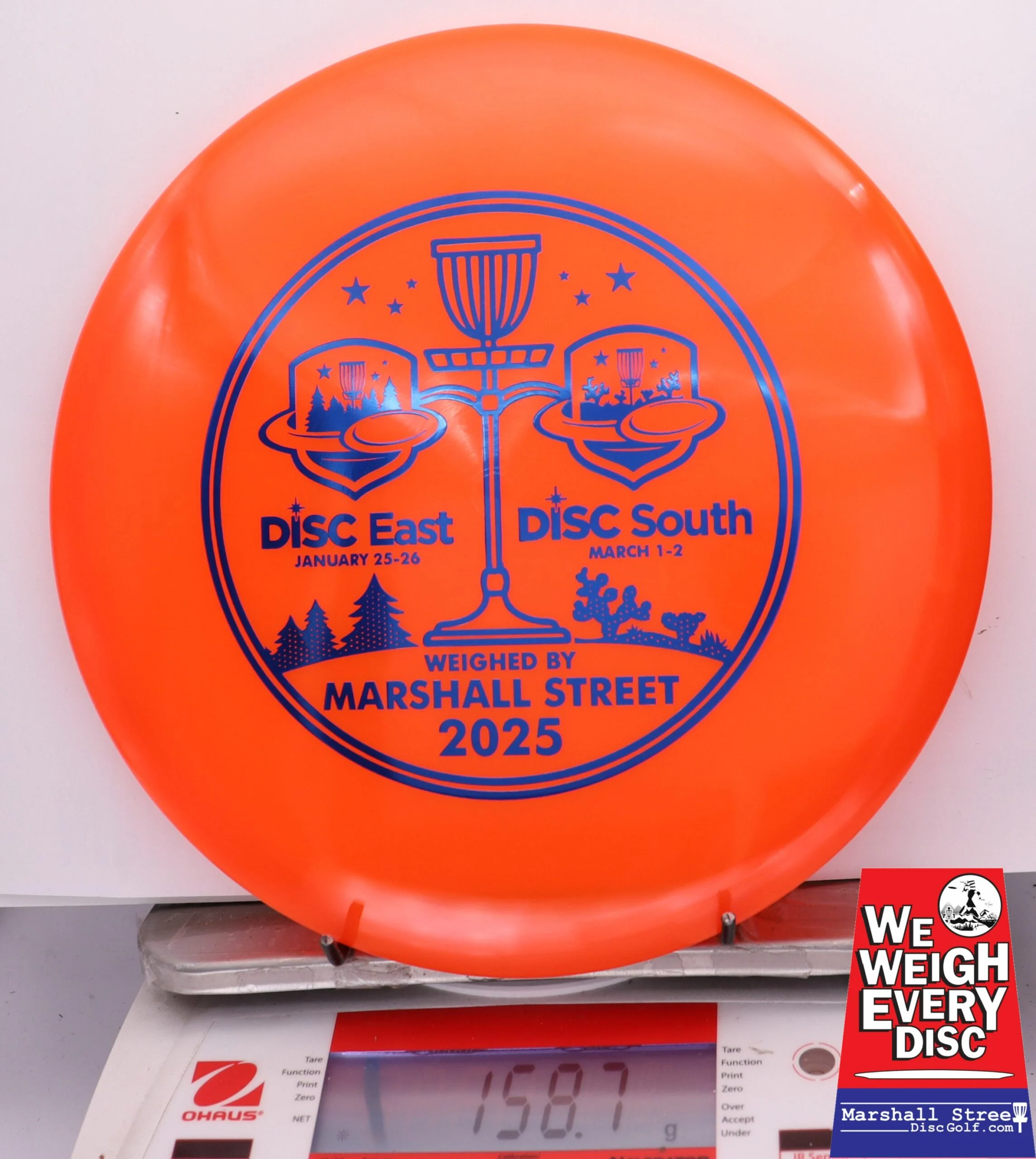 256841 Opto Pearl - Disc Golf Expos 2025 - #11 Orange, 159