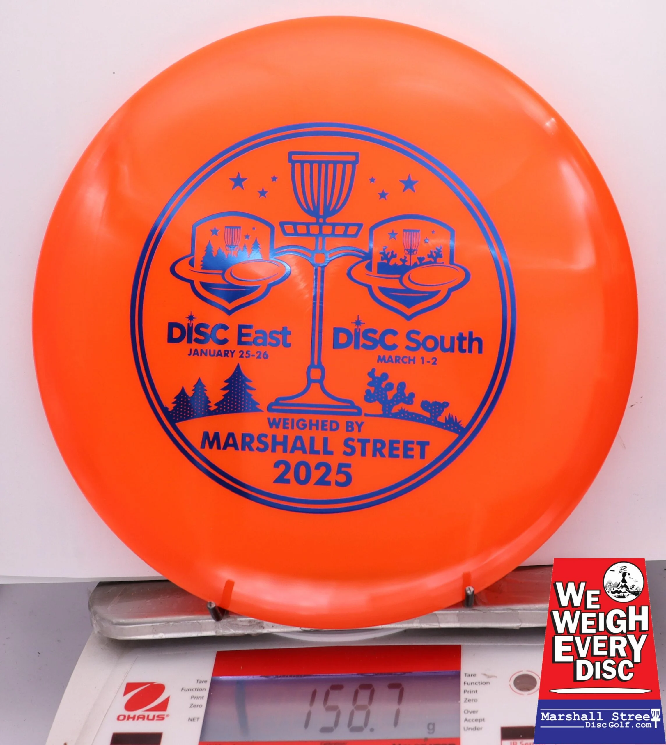 256842 Opto Pearl - Disc Golf Expos 2025 - #12 Orange, 159