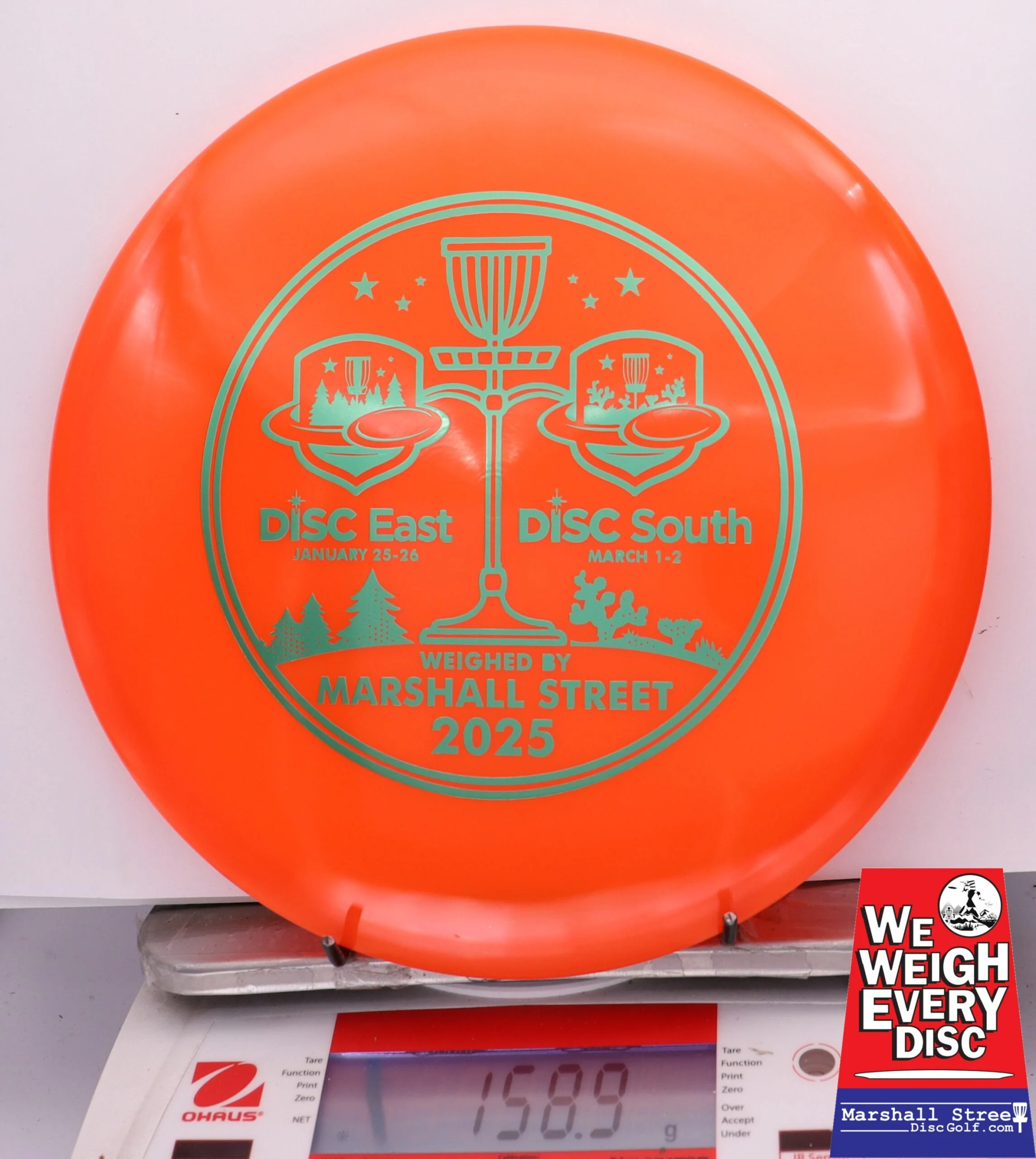 256844 Opto Pearl - Disc Golf Expos 2025 - #14 Orange, 159