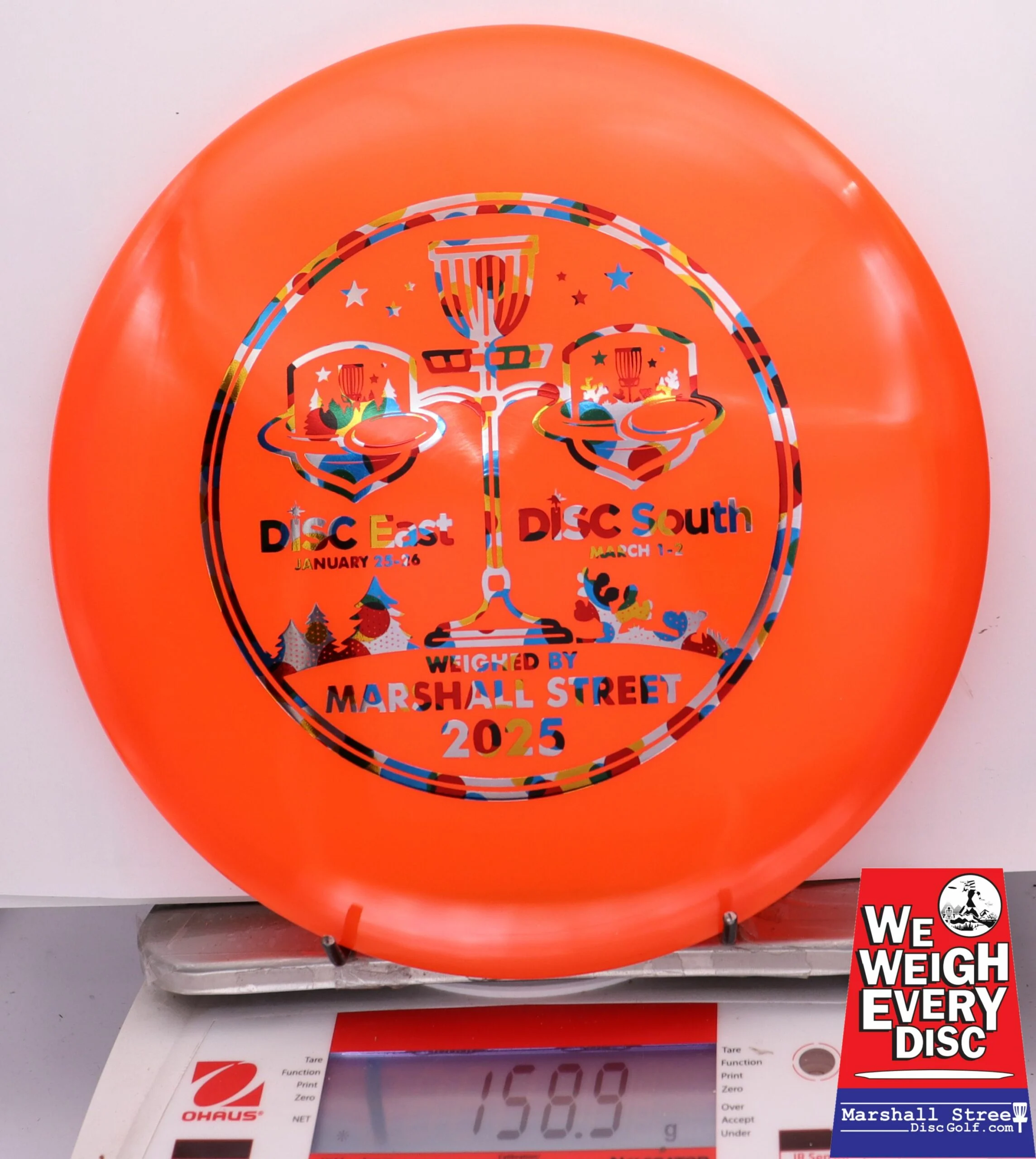 256845 Opto Pearl - Disc Golf Expos 2025 - #15 Orange, 159