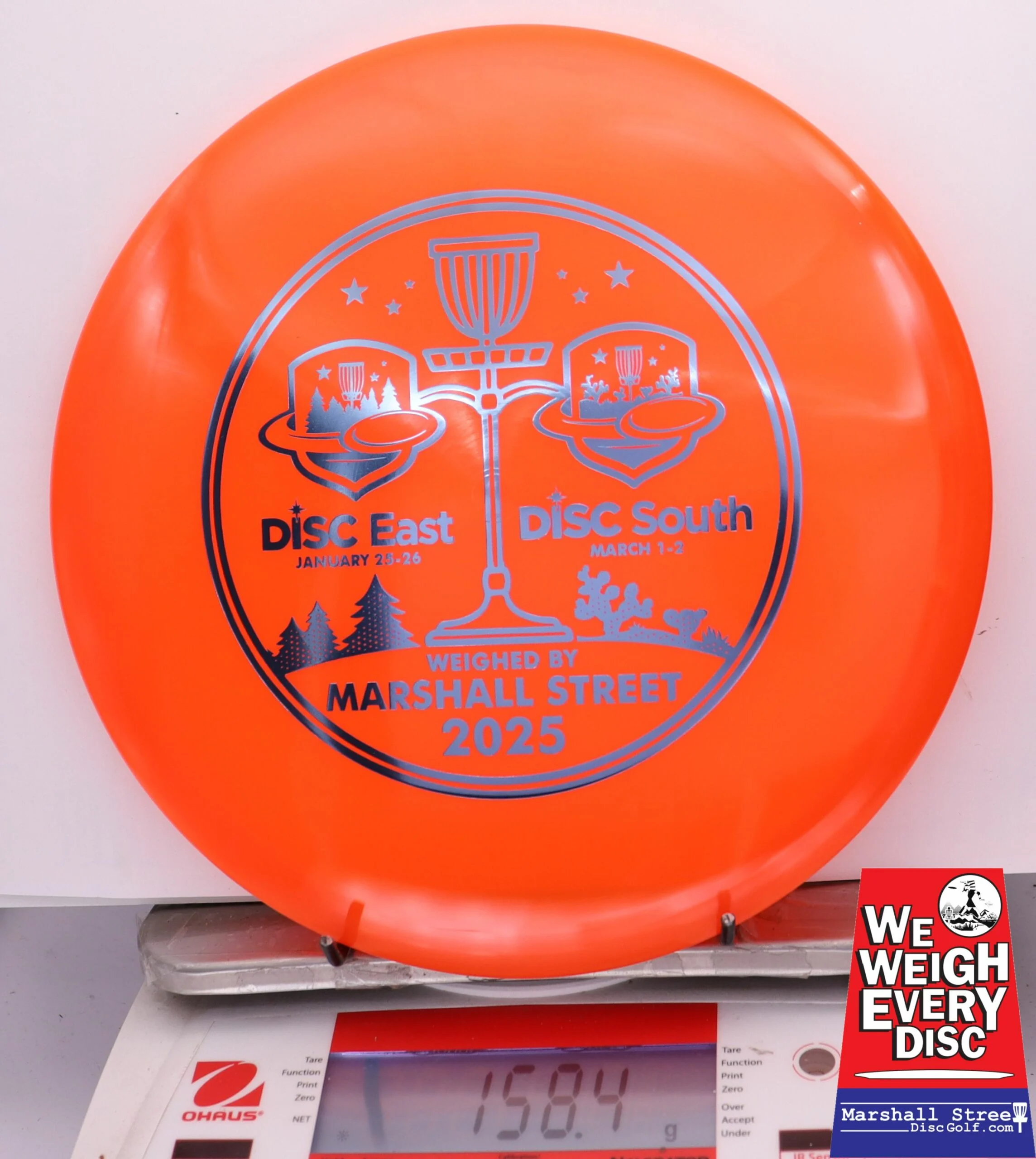 256850 Opto Pearl - Disc Golf Expos 2025 - #20 Orange, 158