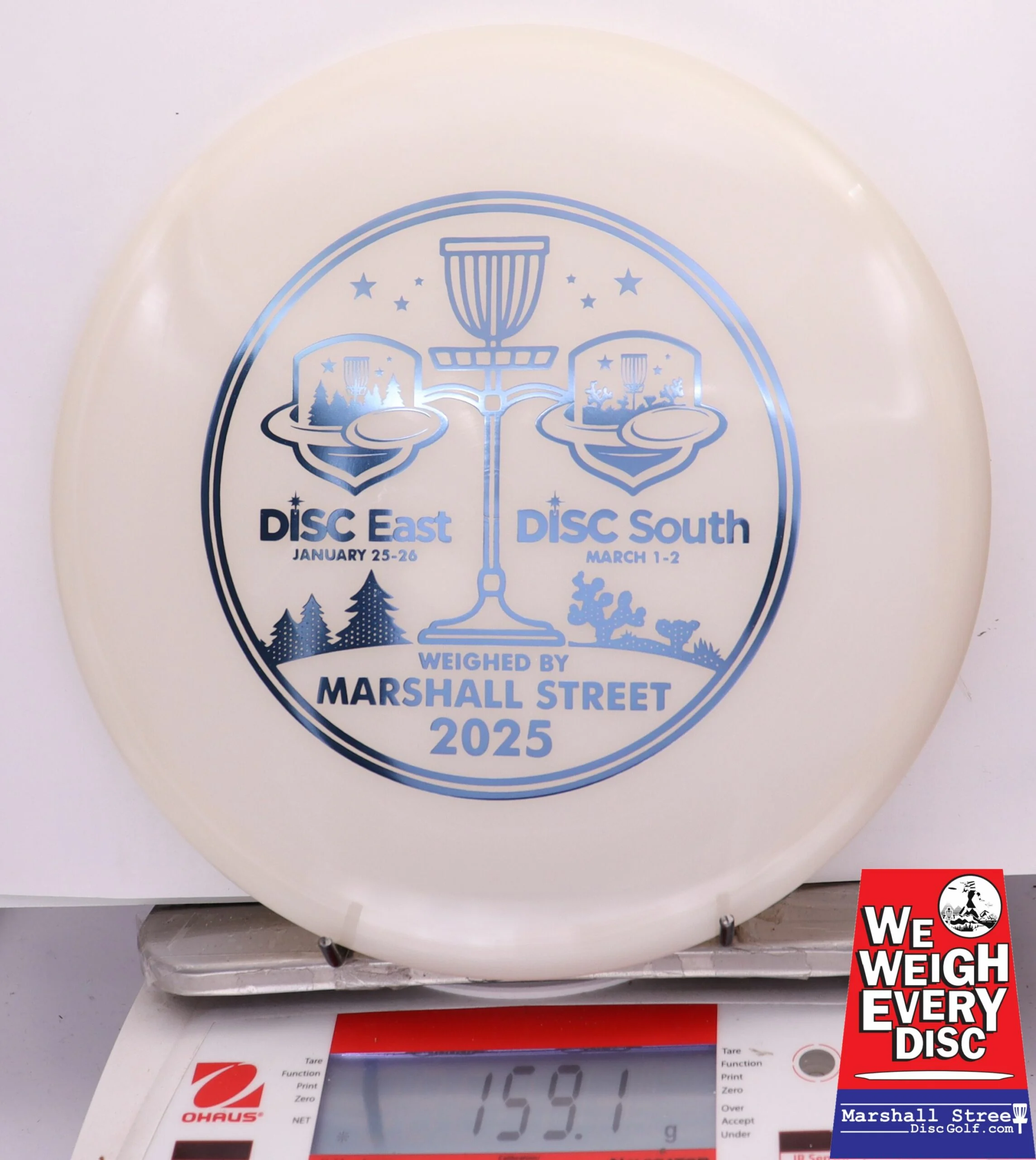 256858 Opto Pearl - Disc Golf Expos 2025 - #25 White, 159