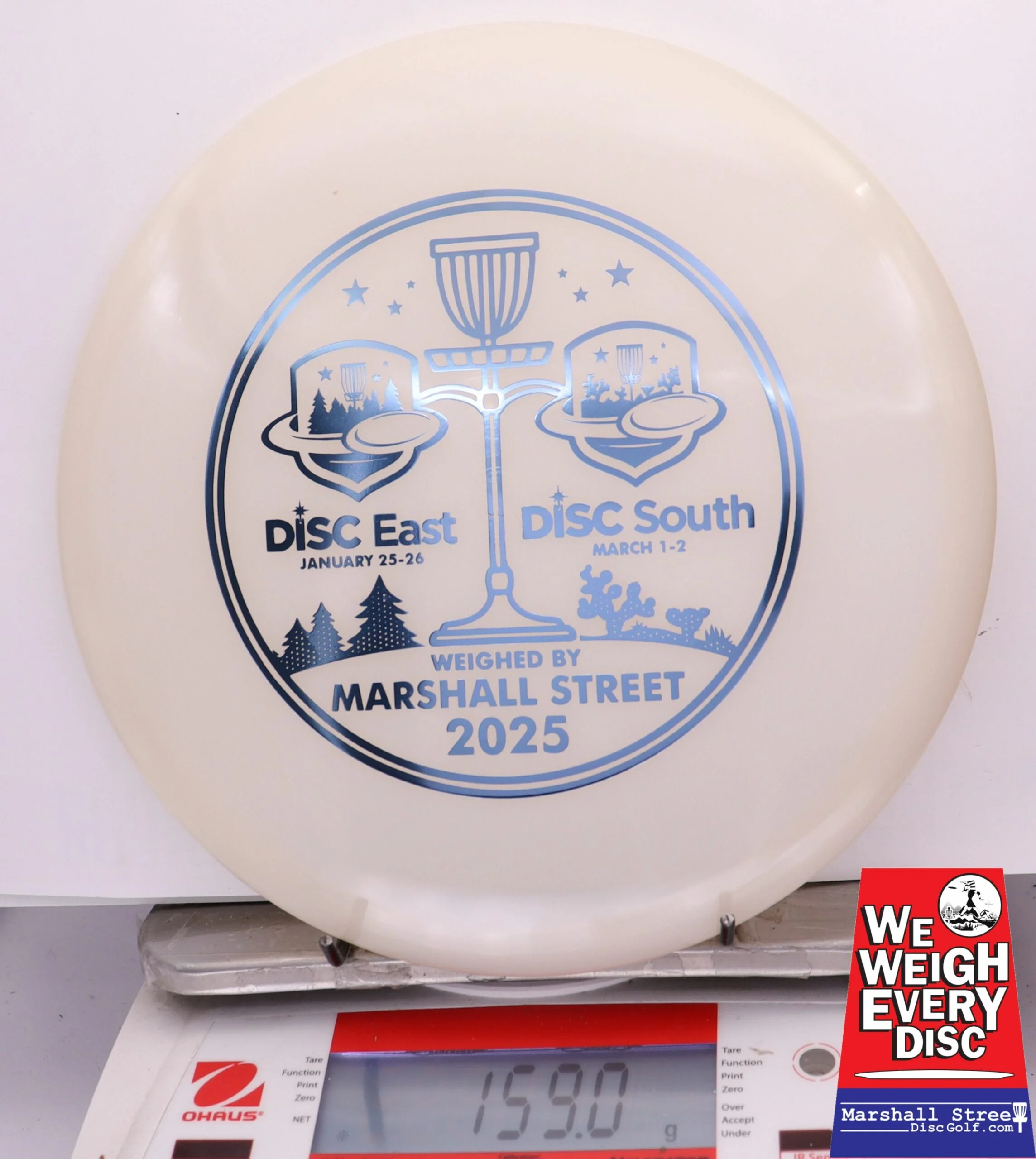 256859 Opto Pearl - Disc Golf Expos 2025 - #26 White, 159