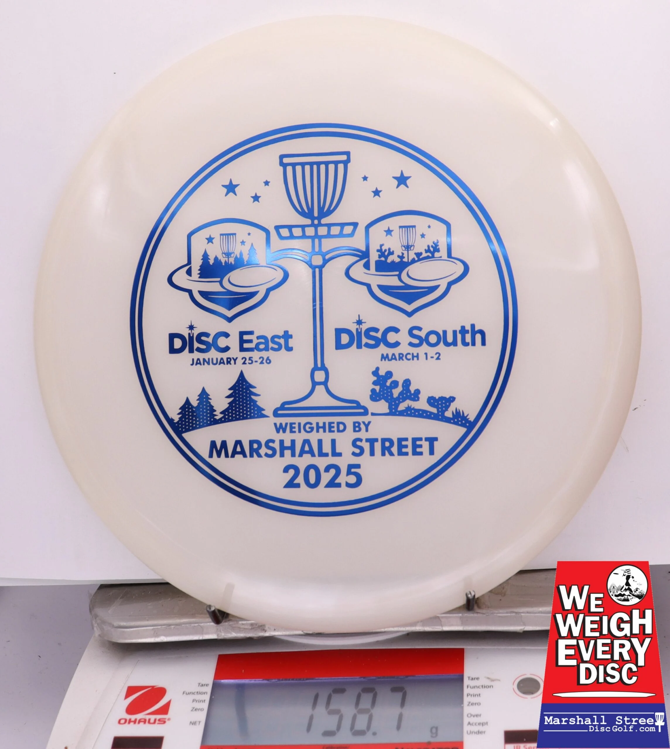 256860 Opto Pearl - Disc Golf Expos 2025 - #27 White, 159