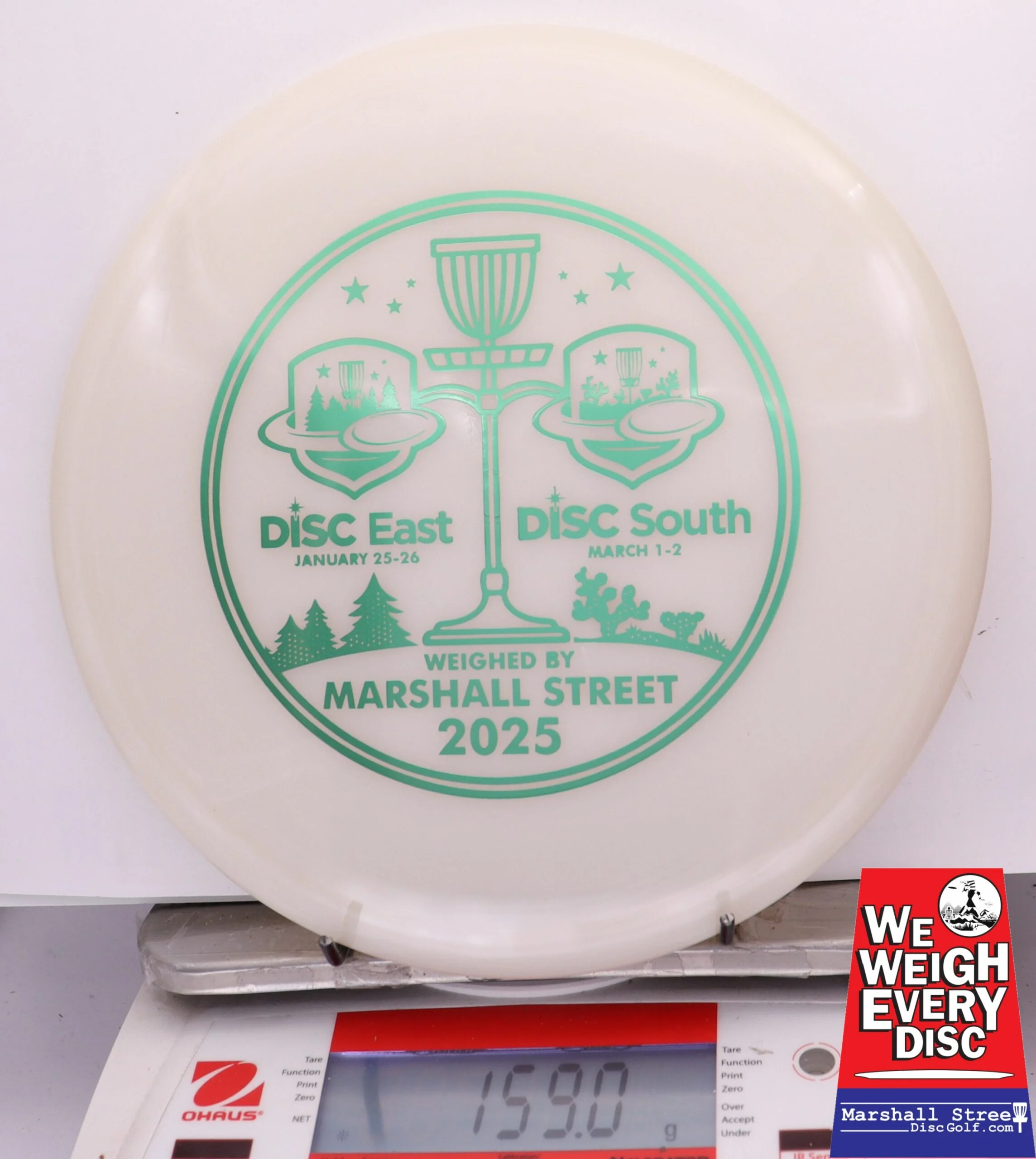 256862 Opto Pearl - Disc Golf Expos 2025 - #29 White, 159