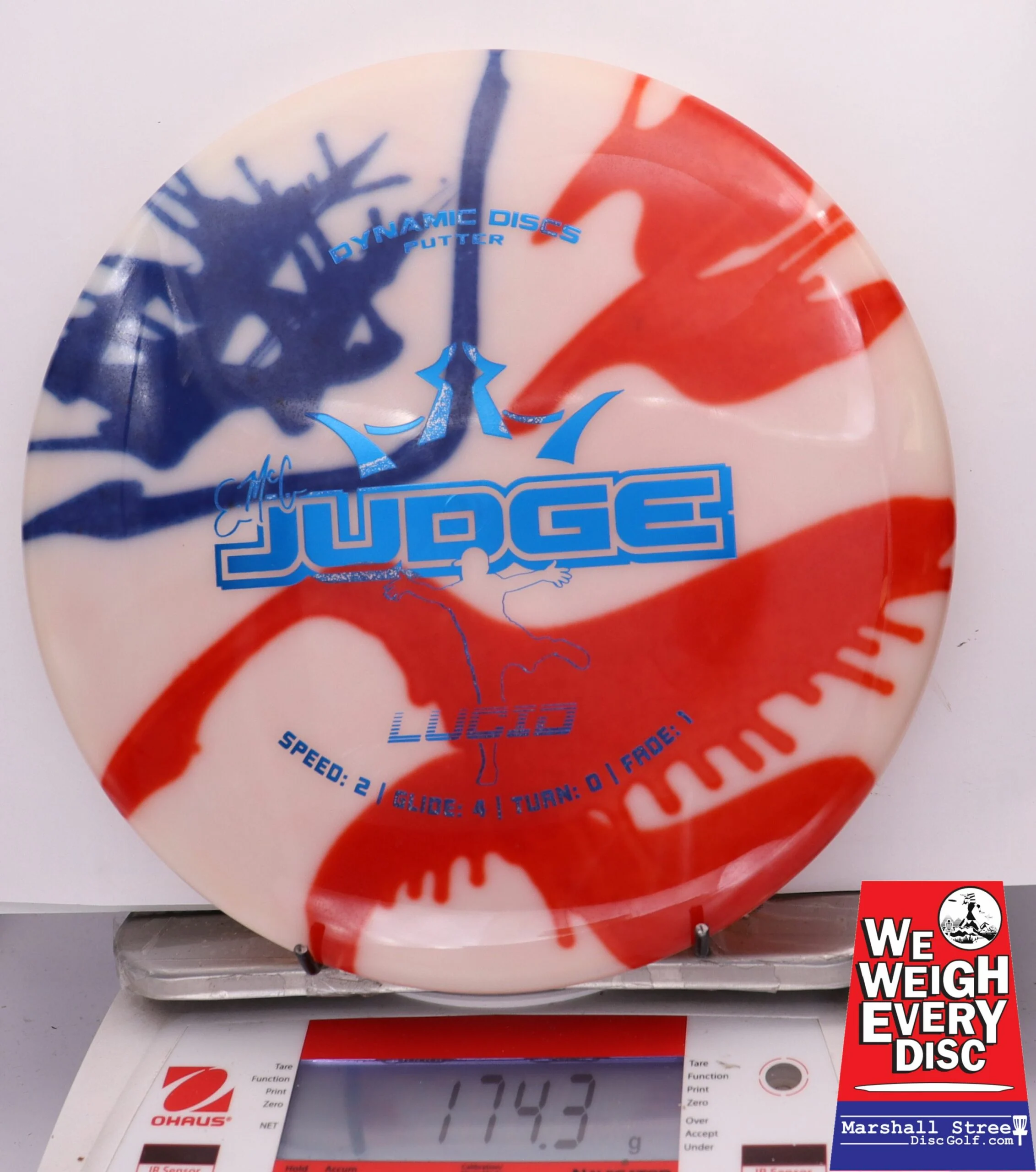 257553 Tie-Dye Lucid EMac Judge - #18 Flag, 174