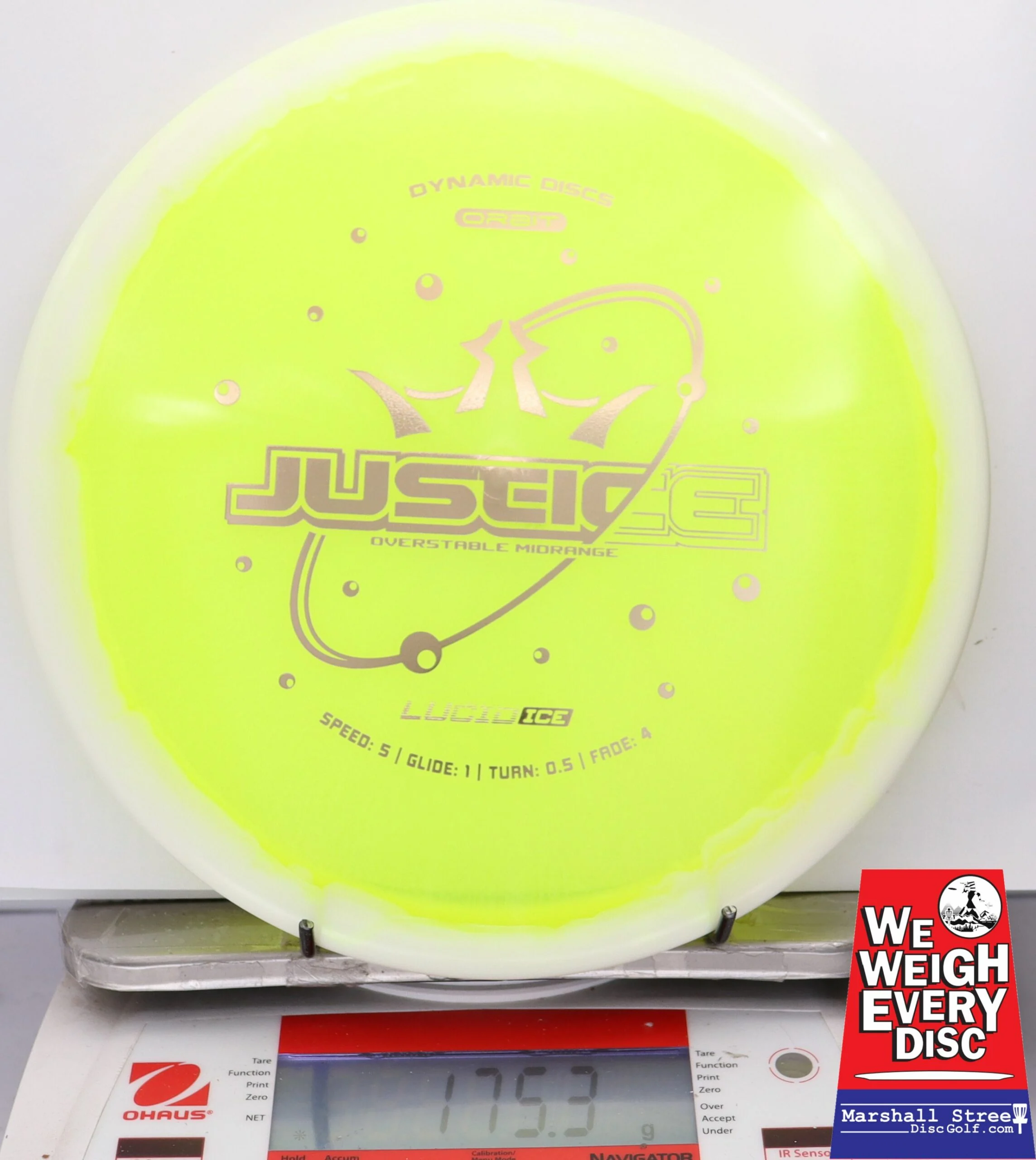 258474 Lucid Ice Orbit Justice - #18 W-Yellow, 175