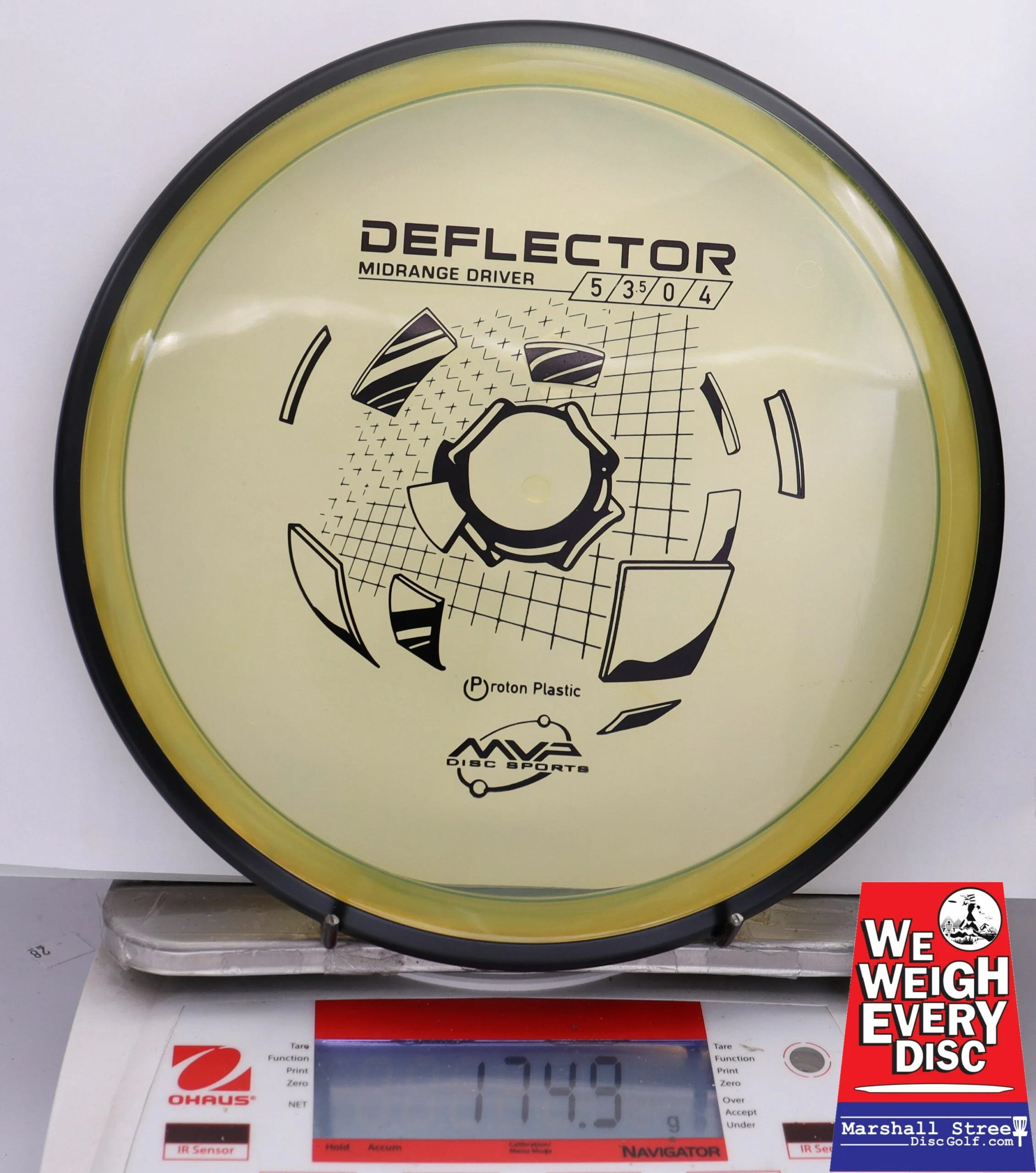 261807 Proton Deflector - #51 Pale Yellow, 175